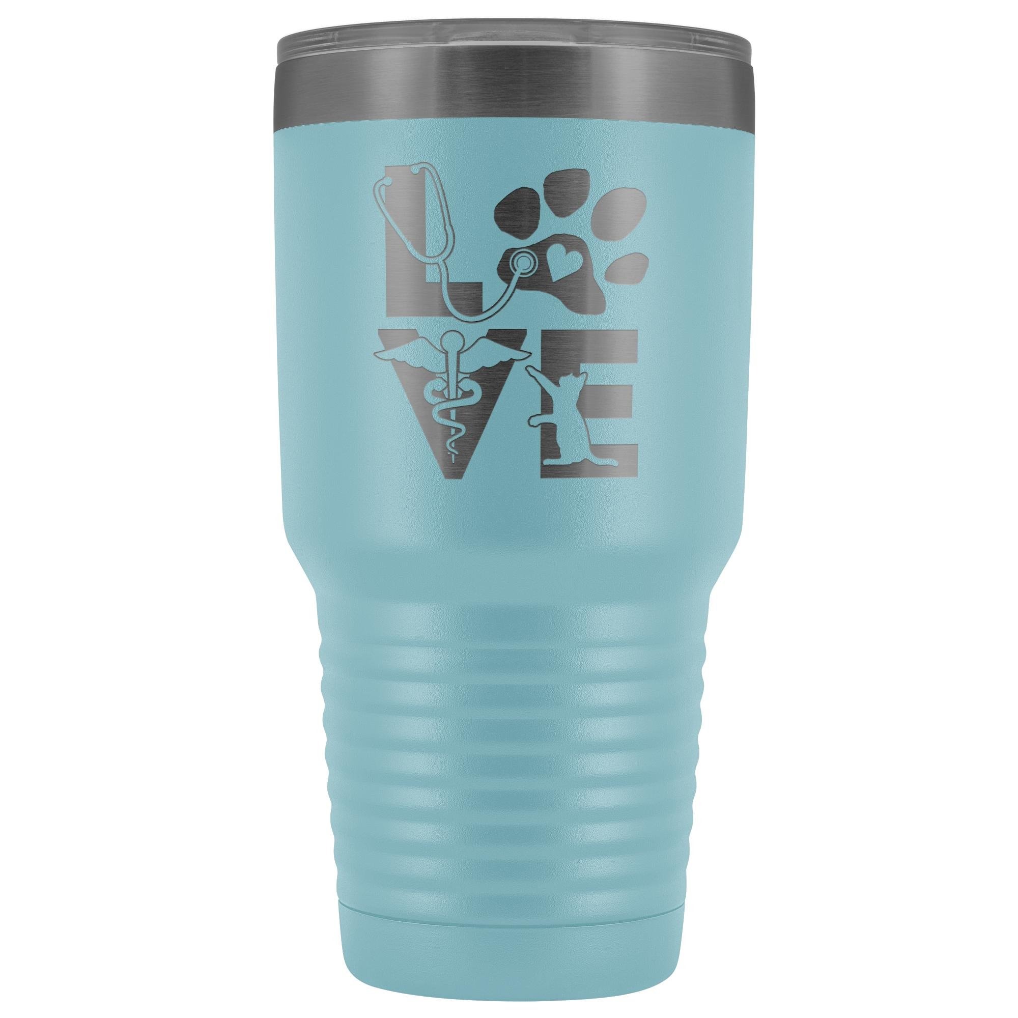 Veterinary Love cat 30oz Vacuum Tumbler