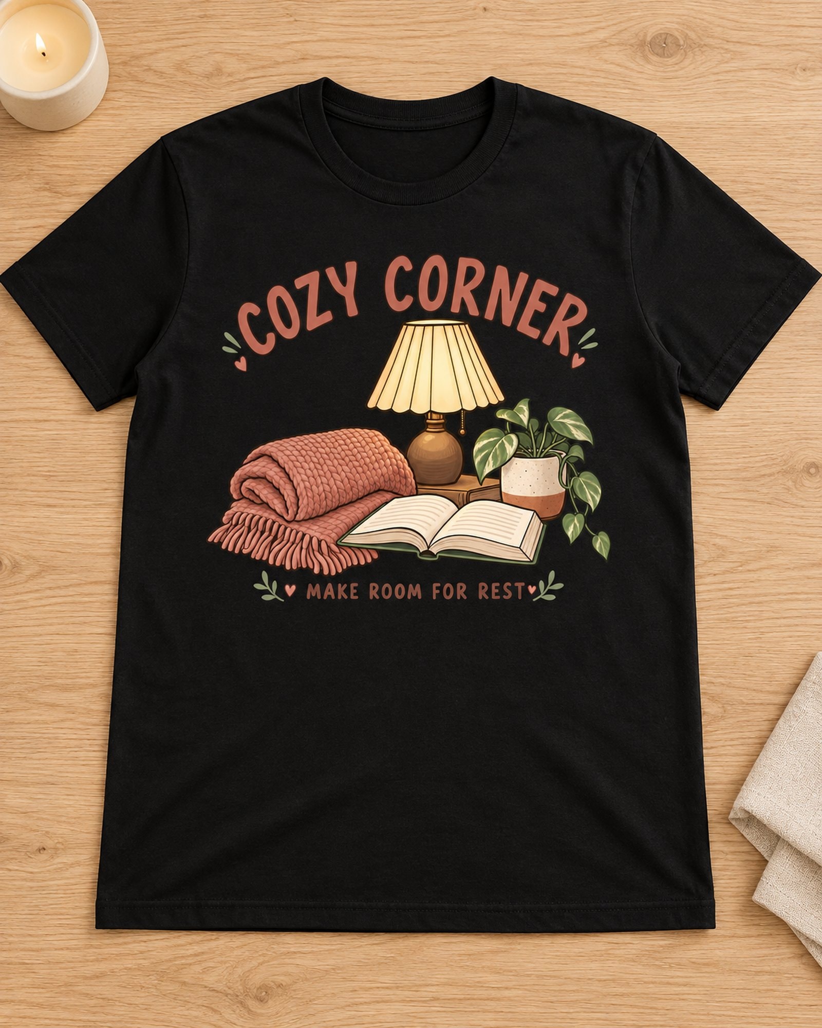 Cozy Corner Make Room For Rest 2D T-Shirt