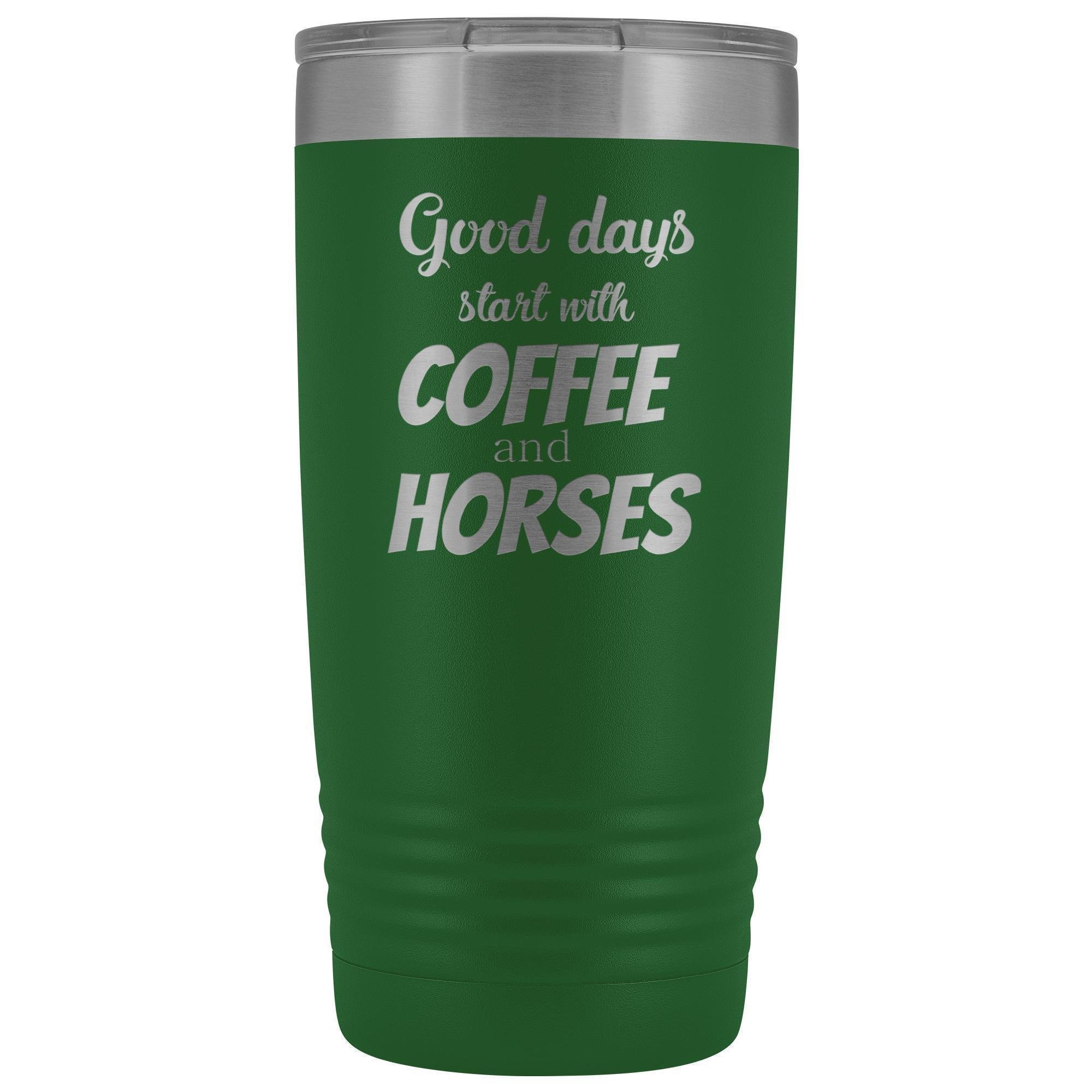 Coffee and horses 20oz Vacuum Tumbler