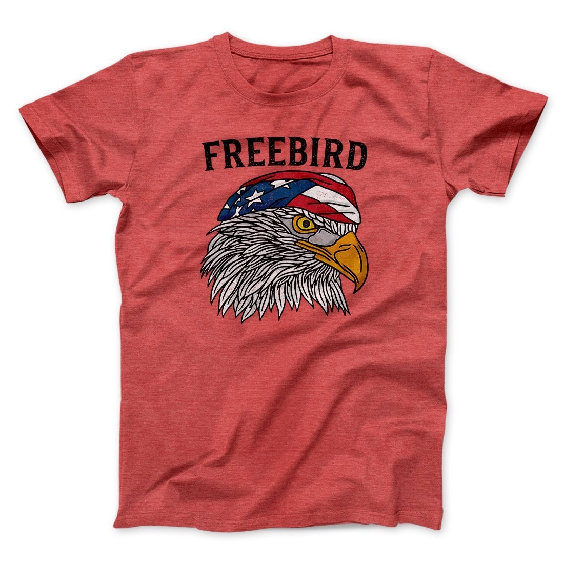 Freebird Men/Unisex T-Shirt - Soft Combed Cotton Crew Neck Tee