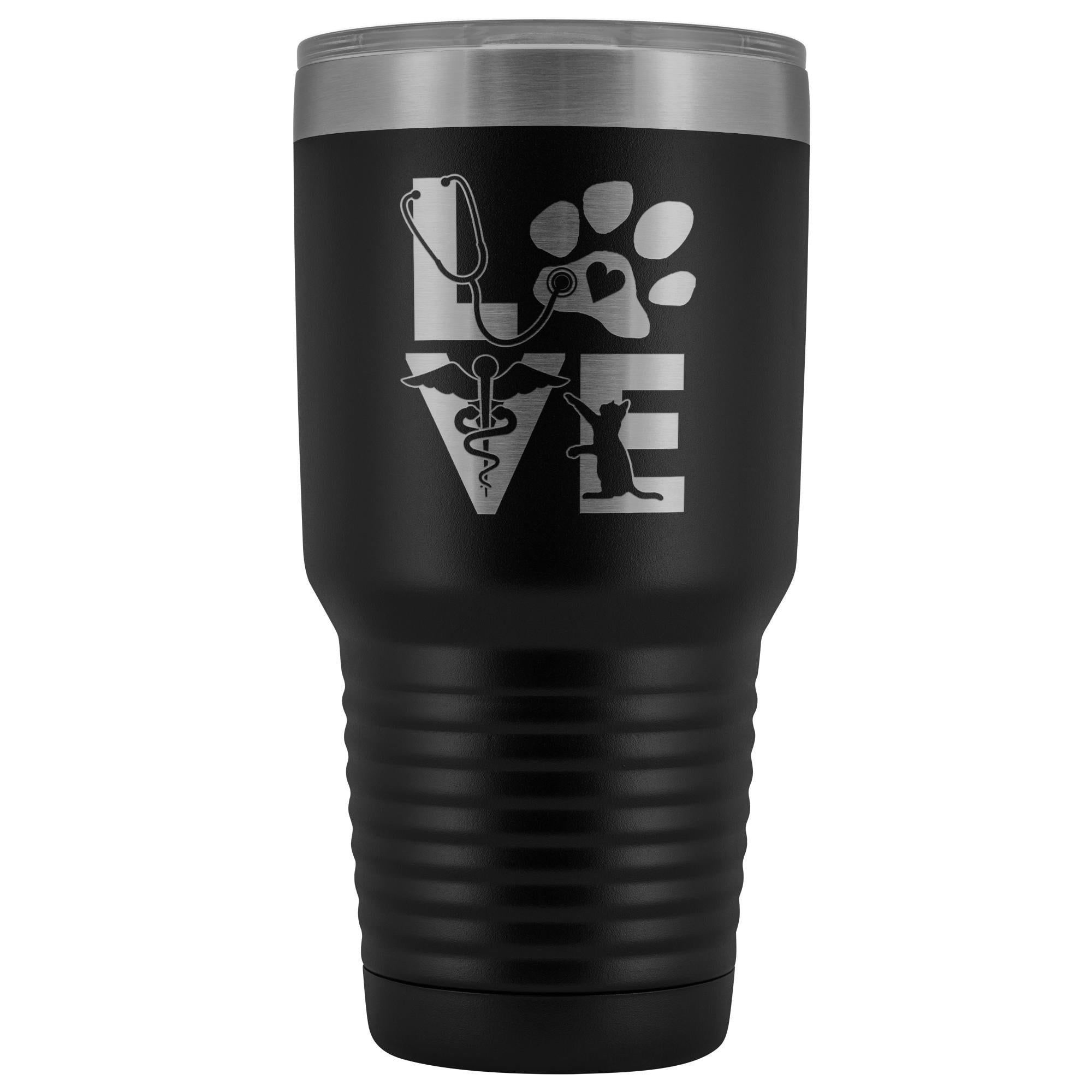 Veterinary Love cat 30oz Vacuum Tumbler