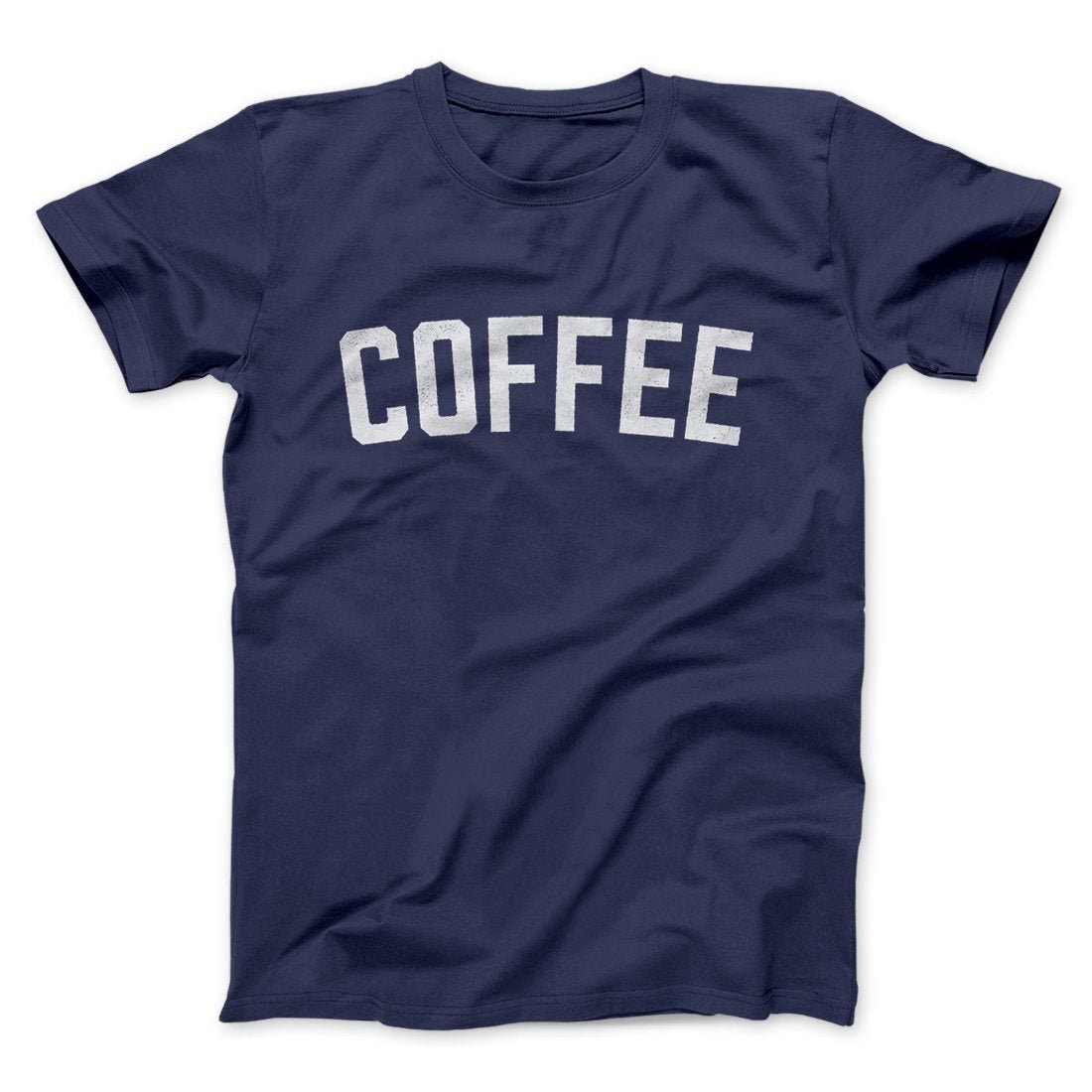 Coffee Men Unisex T-Shirt - Soft Combed Ringspun Cotton Crew Neck Tee