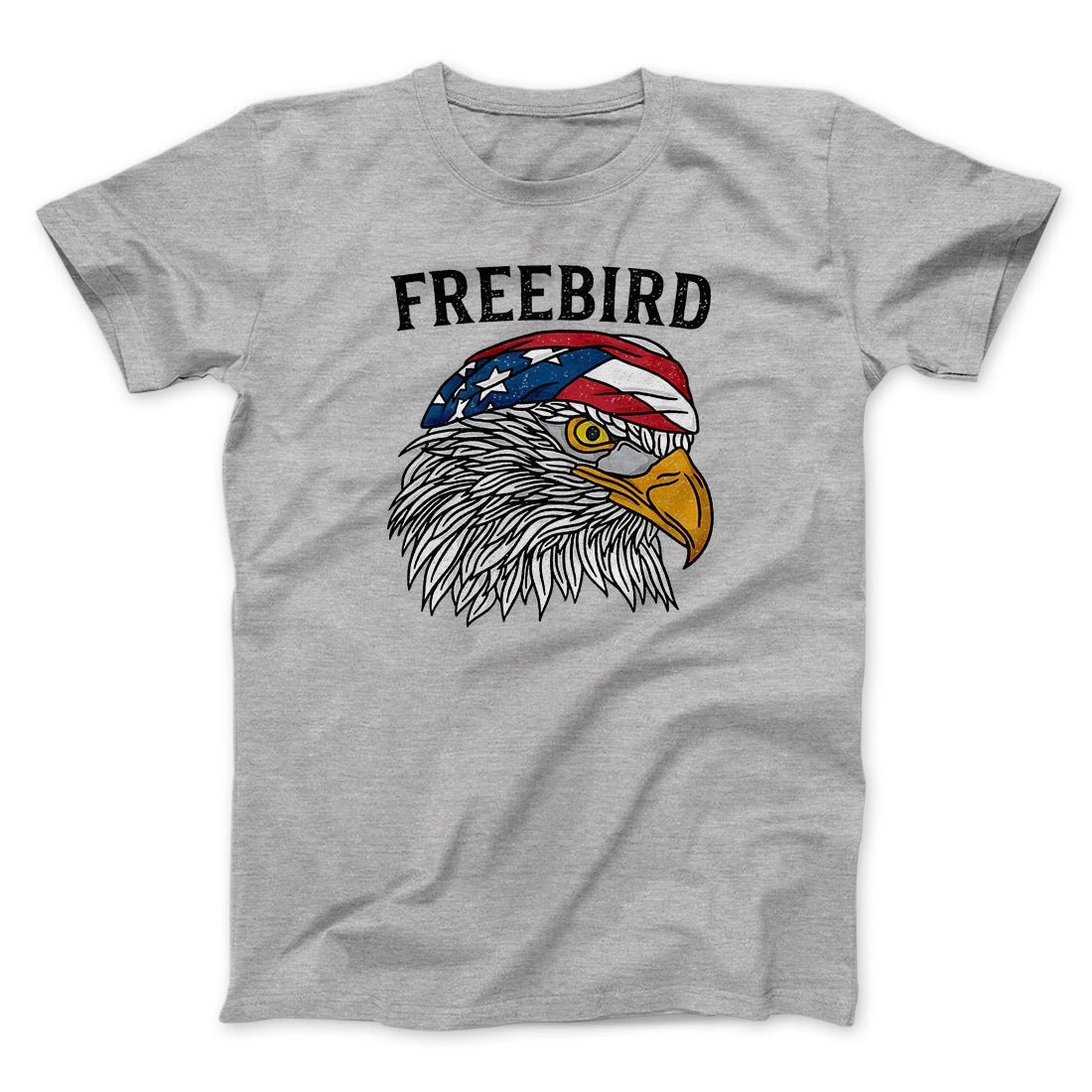 Freebird Men/Unisex T-Shirt - Soft Combed Cotton Crew Neck Tee