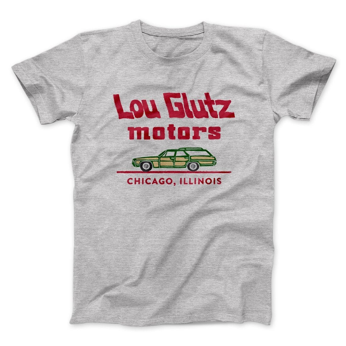 Lou Glutz Motors Funny Movie Unisex T-Shirt - Soft Cotton Crew Neck Tee