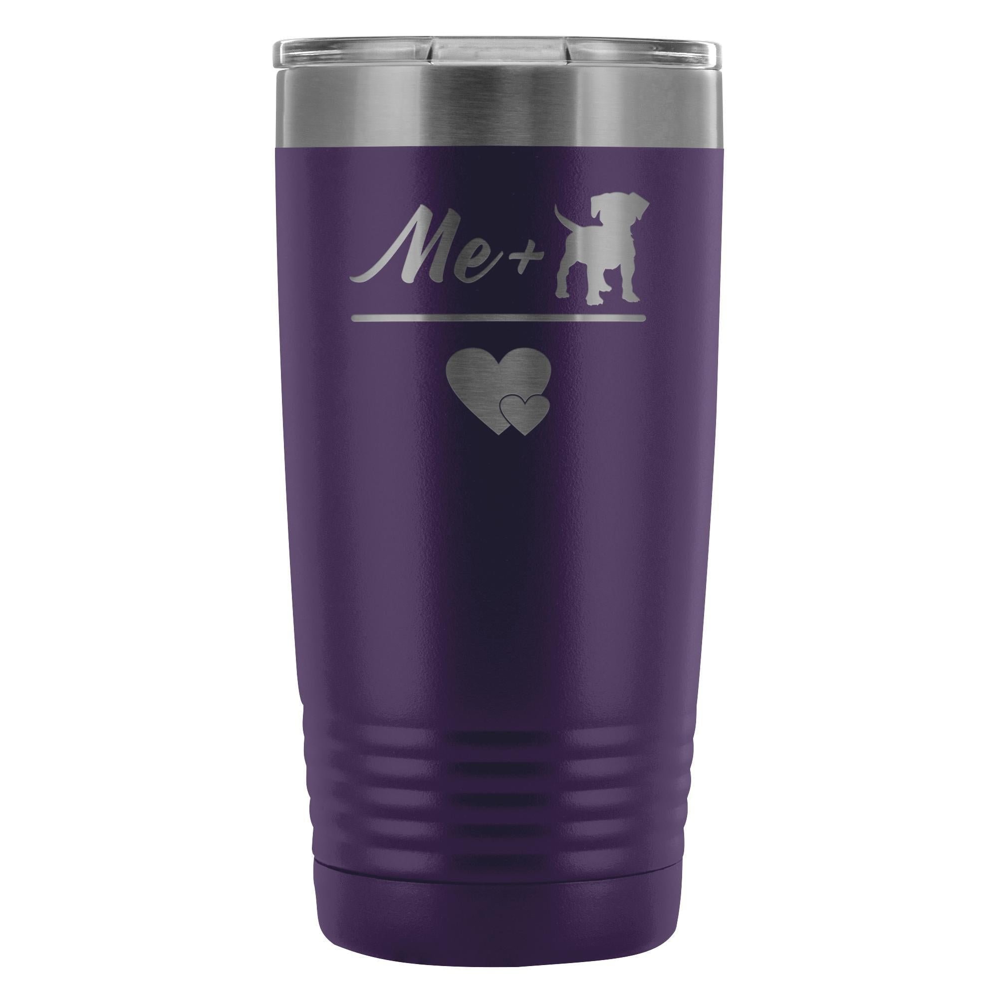 Me + Dogs = Love 20oz Vacuum Tumbler