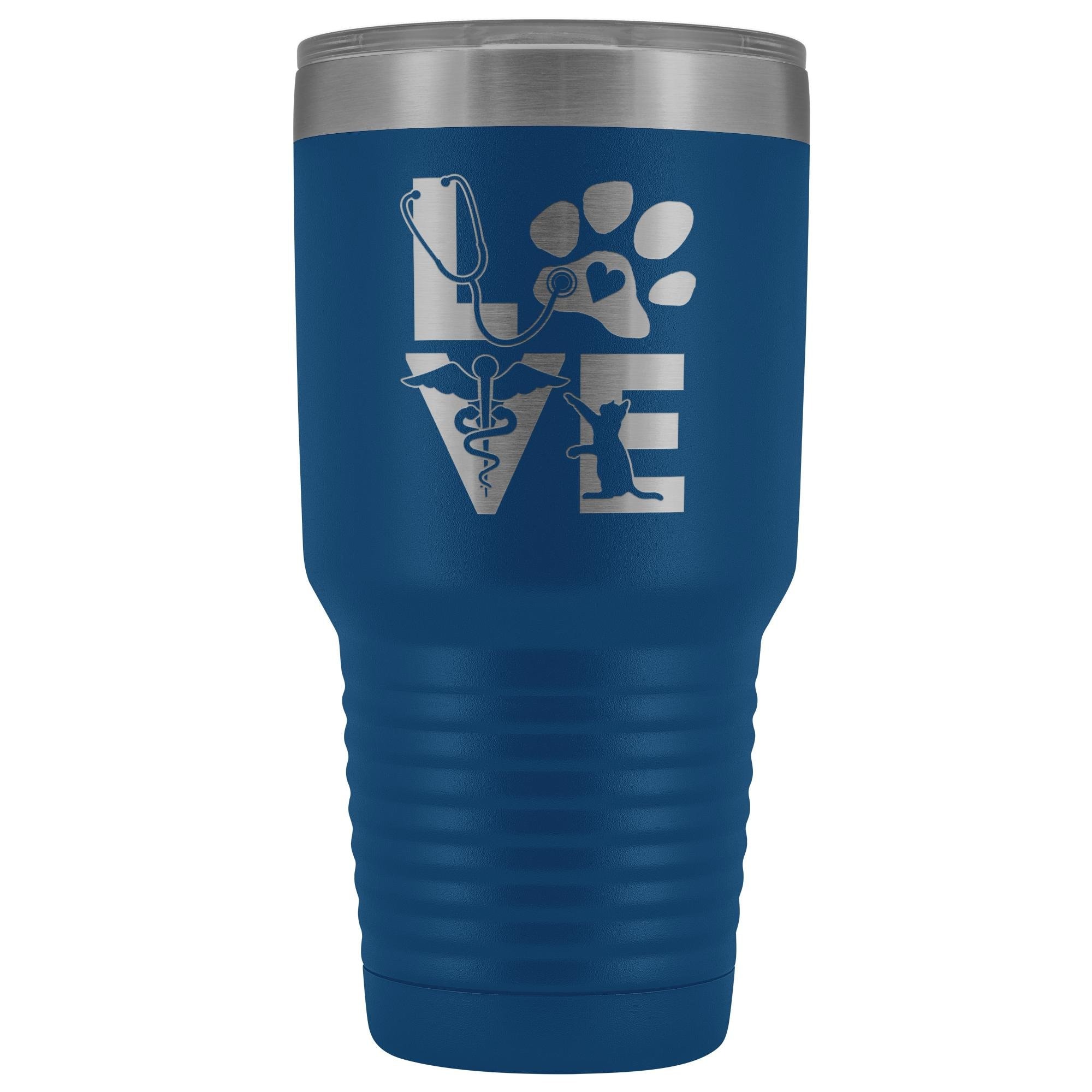 Veterinary Love cat 30oz Vacuum Tumbler