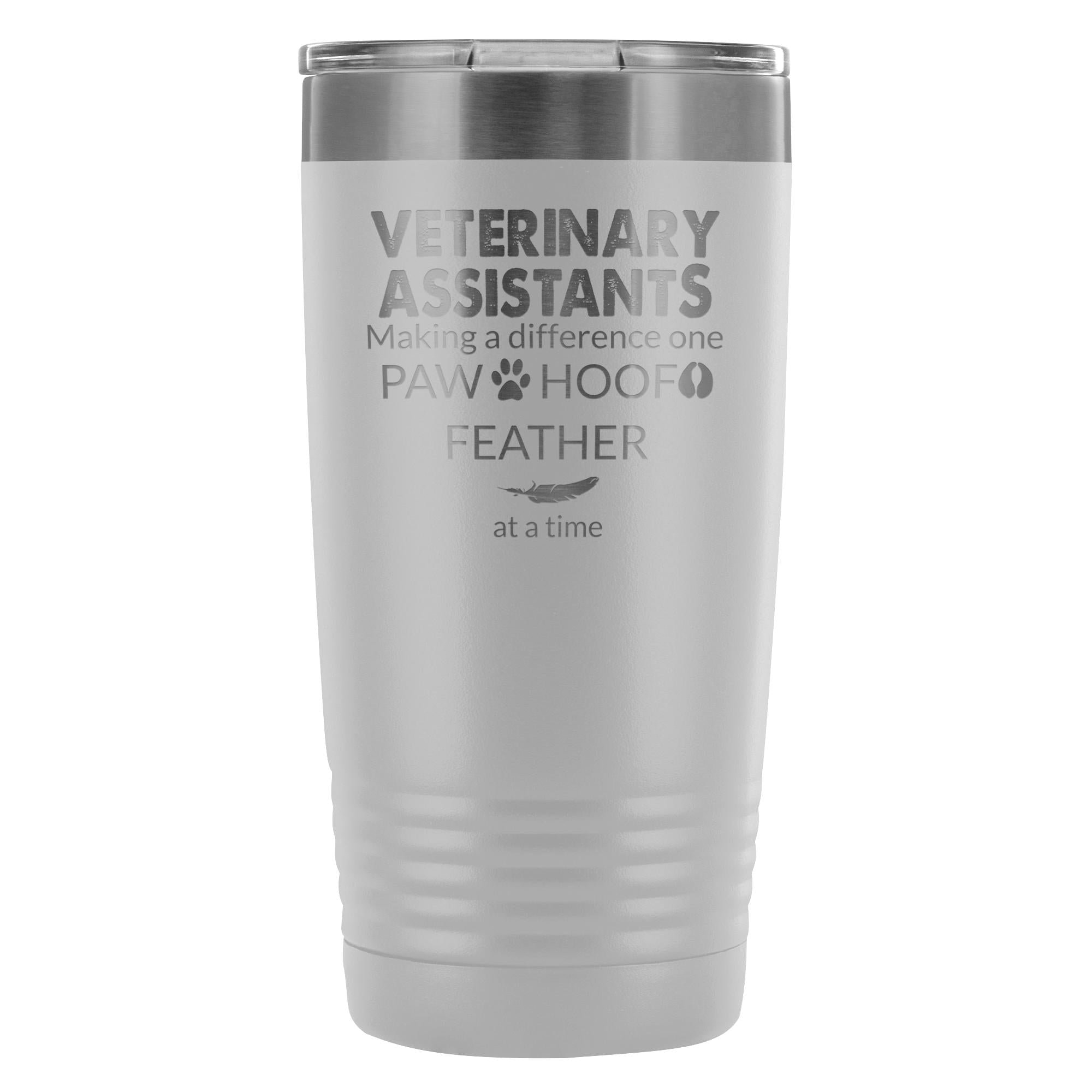 Vet Assistant- Making a Difference 20oz Vacuum Tumbler