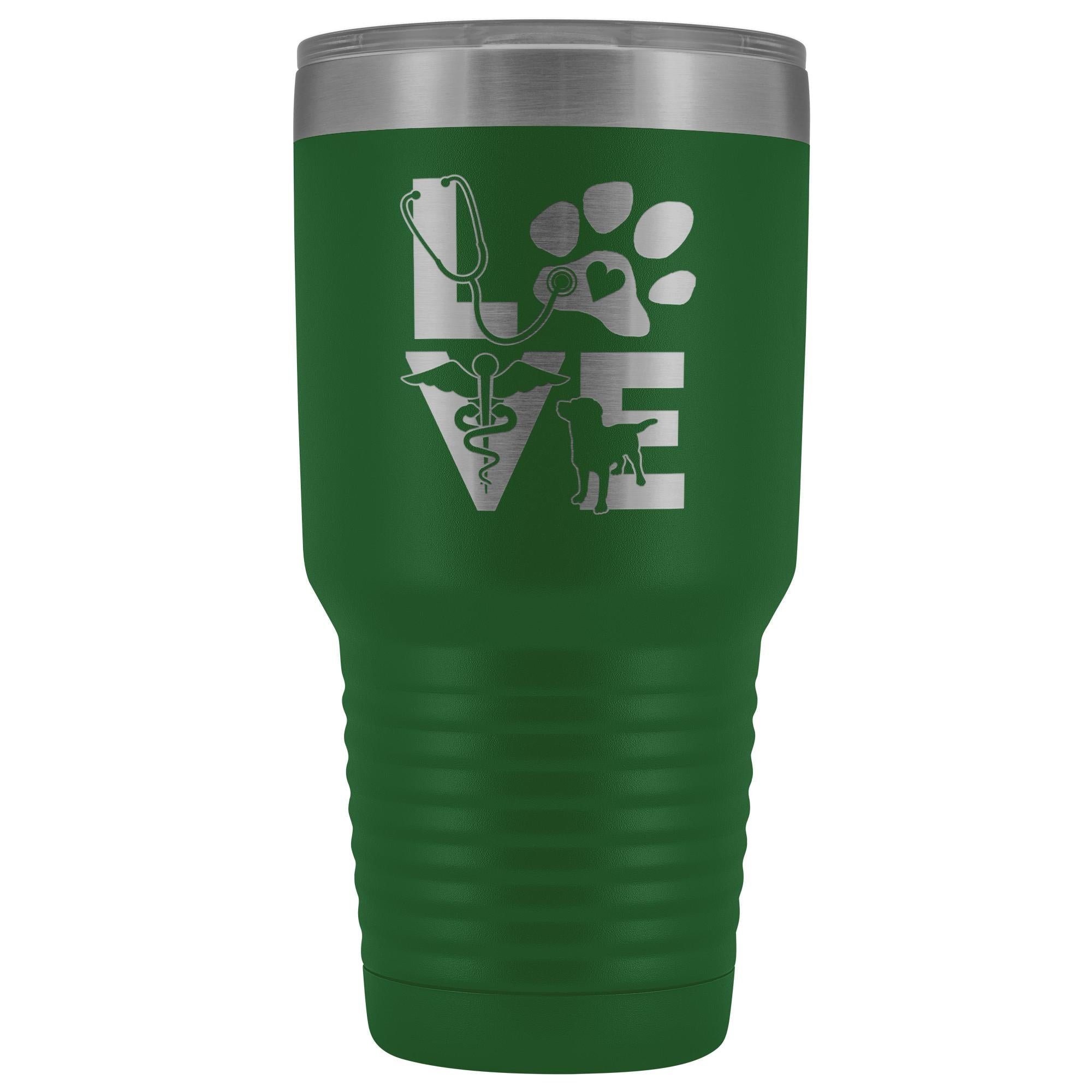 Veterinary Love dog 30oz Vacuum Tumbler