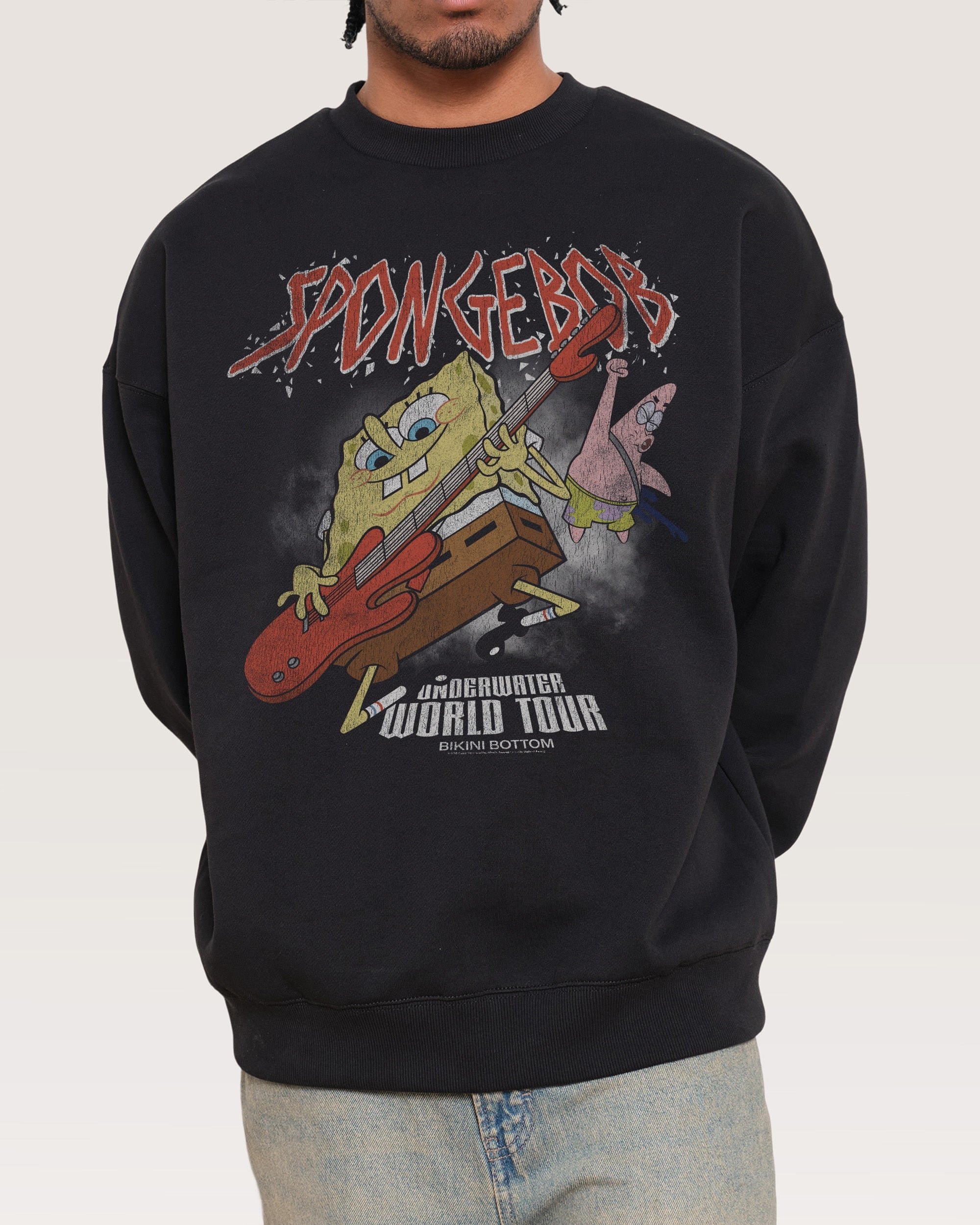 Spongebob’s World Tour Unisex Sweatshirt - Premium Cotton Poly Blend Graphic Print