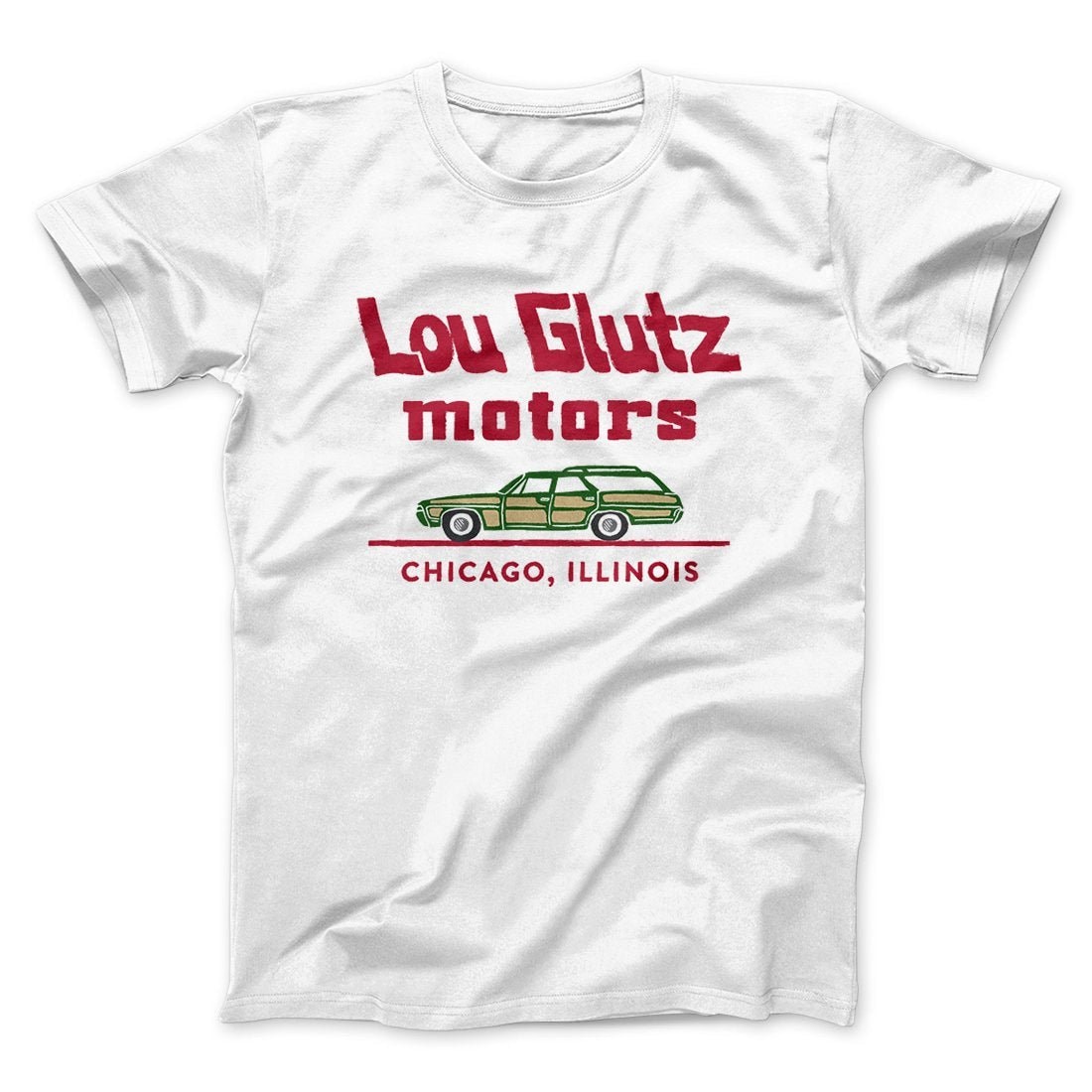 Lou Glutz Motors Funny Movie Unisex T-Shirt - Soft Cotton Crew Neck Tee