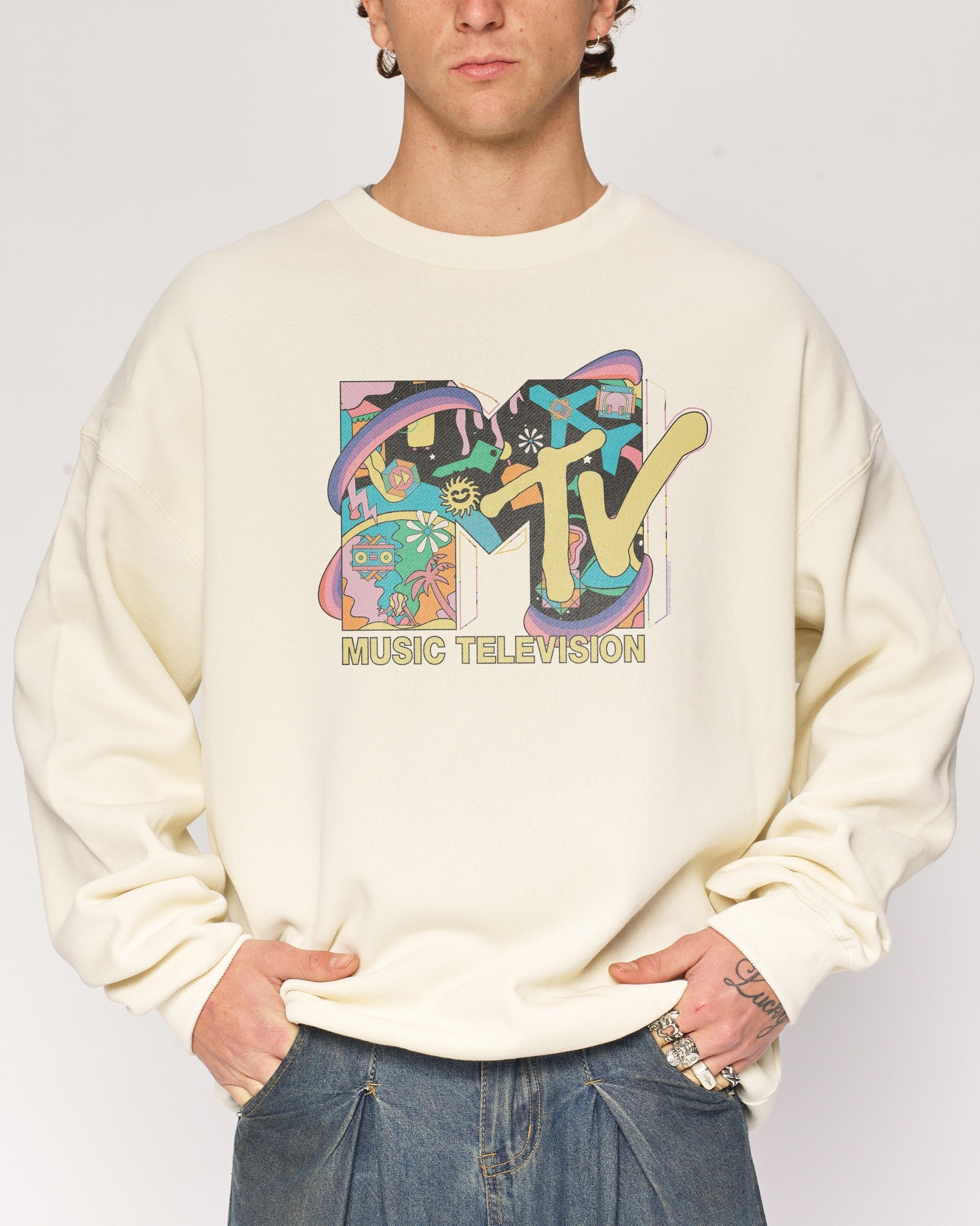 LSD MTV Logo Unisex Sweatshirt - Premium 340gsm Cotton Poly Blend