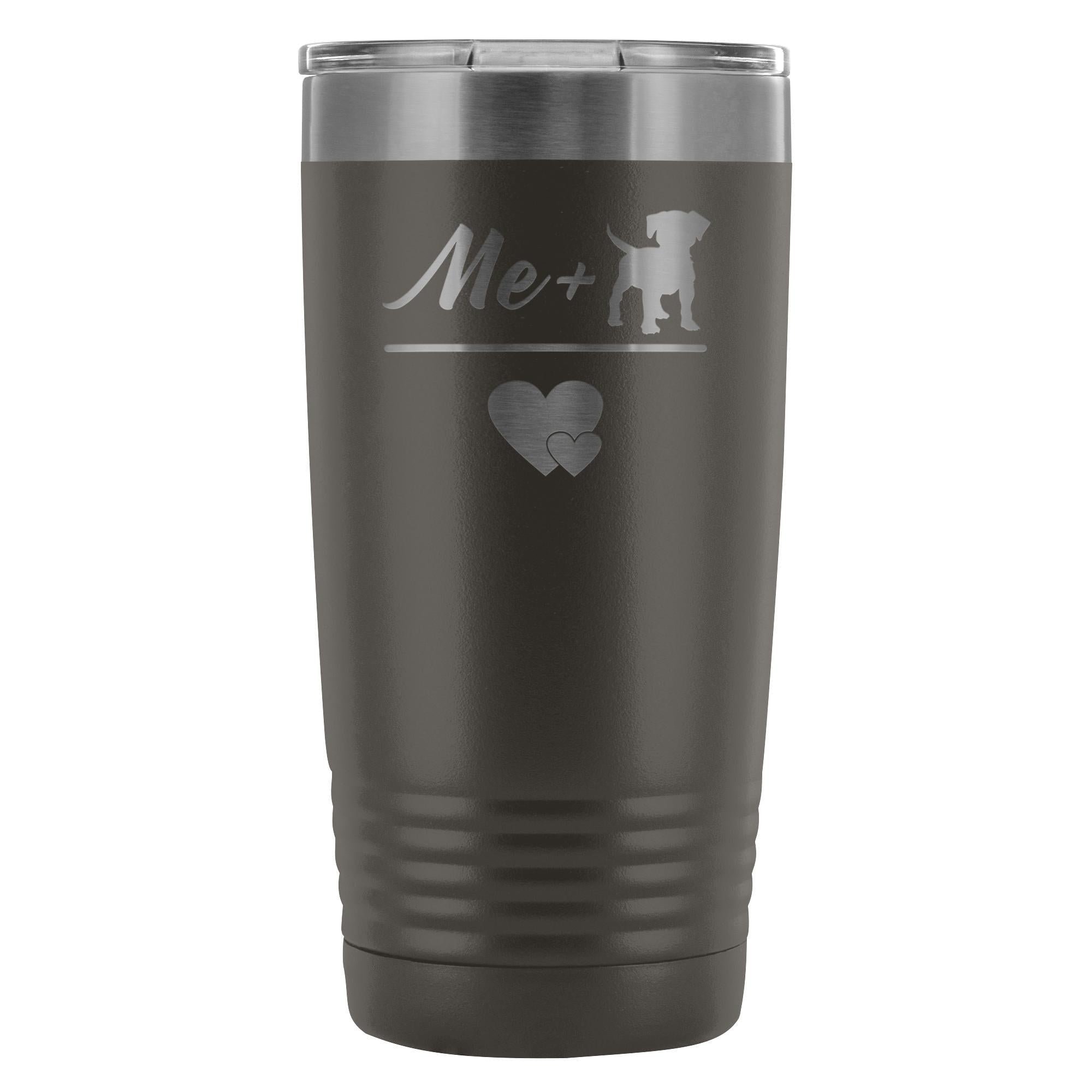 Me + Dogs = Love 20oz Vacuum Tumbler