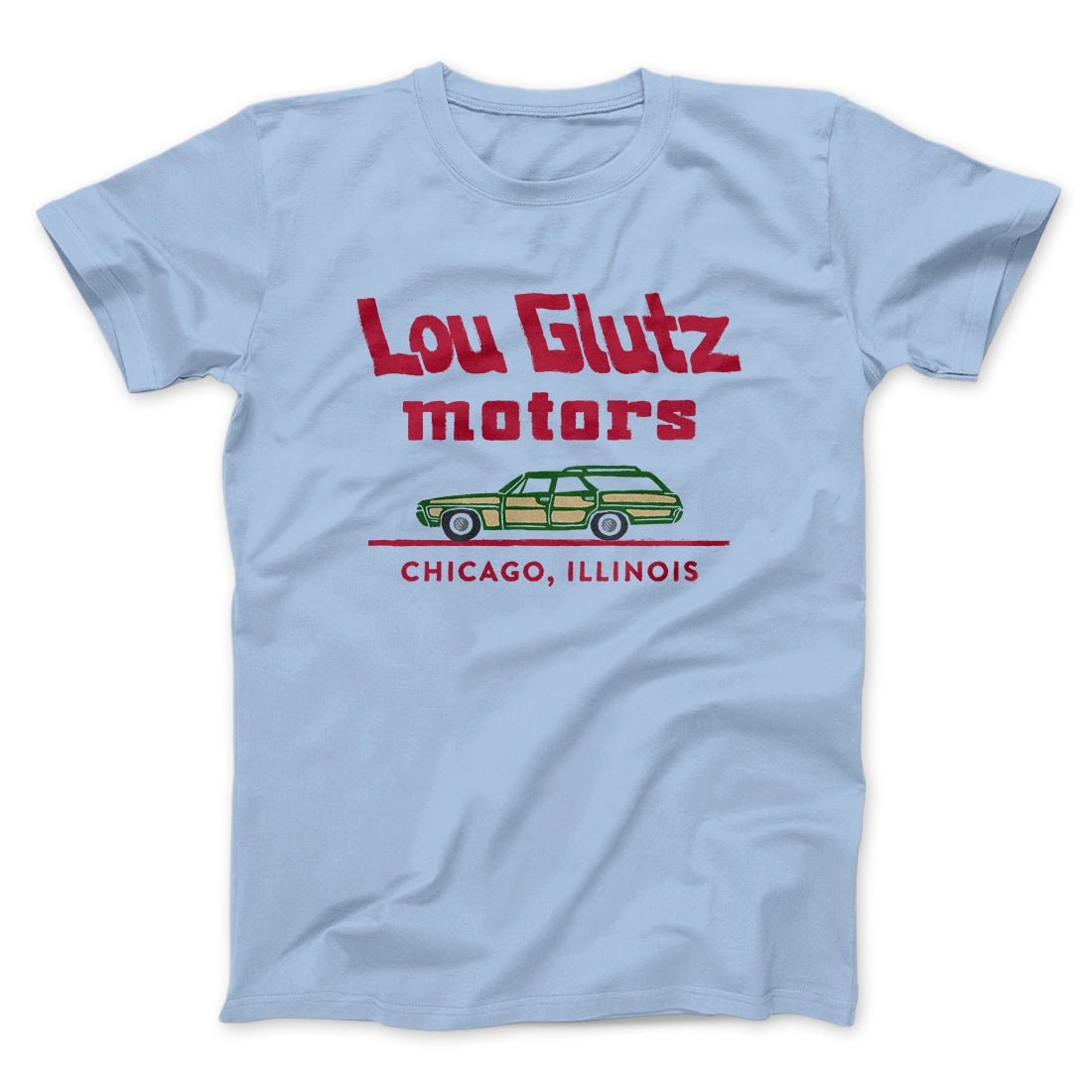 Lou Glutz Motors Funny Movie Unisex T-Shirt - Soft Cotton Crew Neck Tee