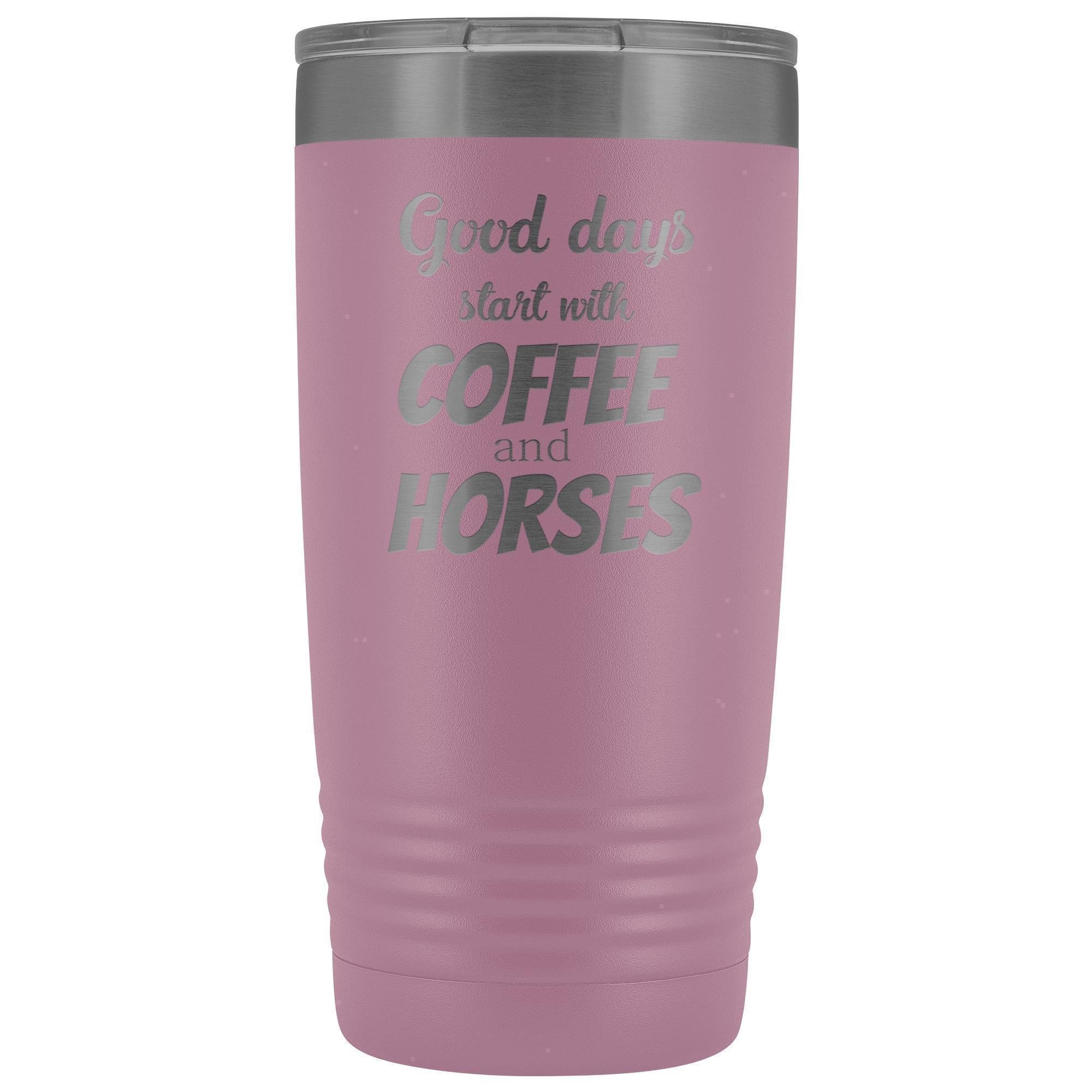 Coffee and horses 20oz Vacuum Tumbler
