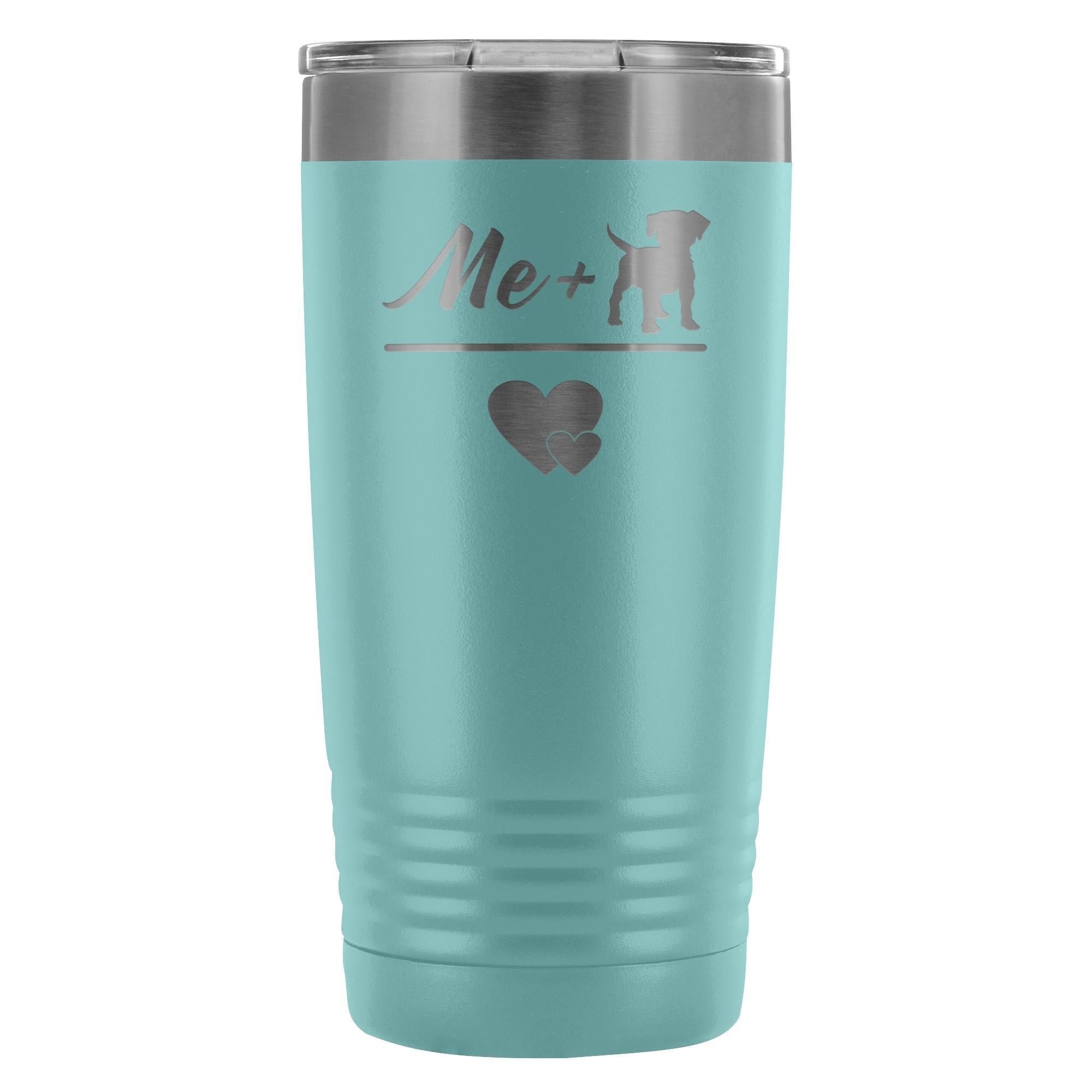 Me + Dogs = Love 20oz Vacuum Tumbler