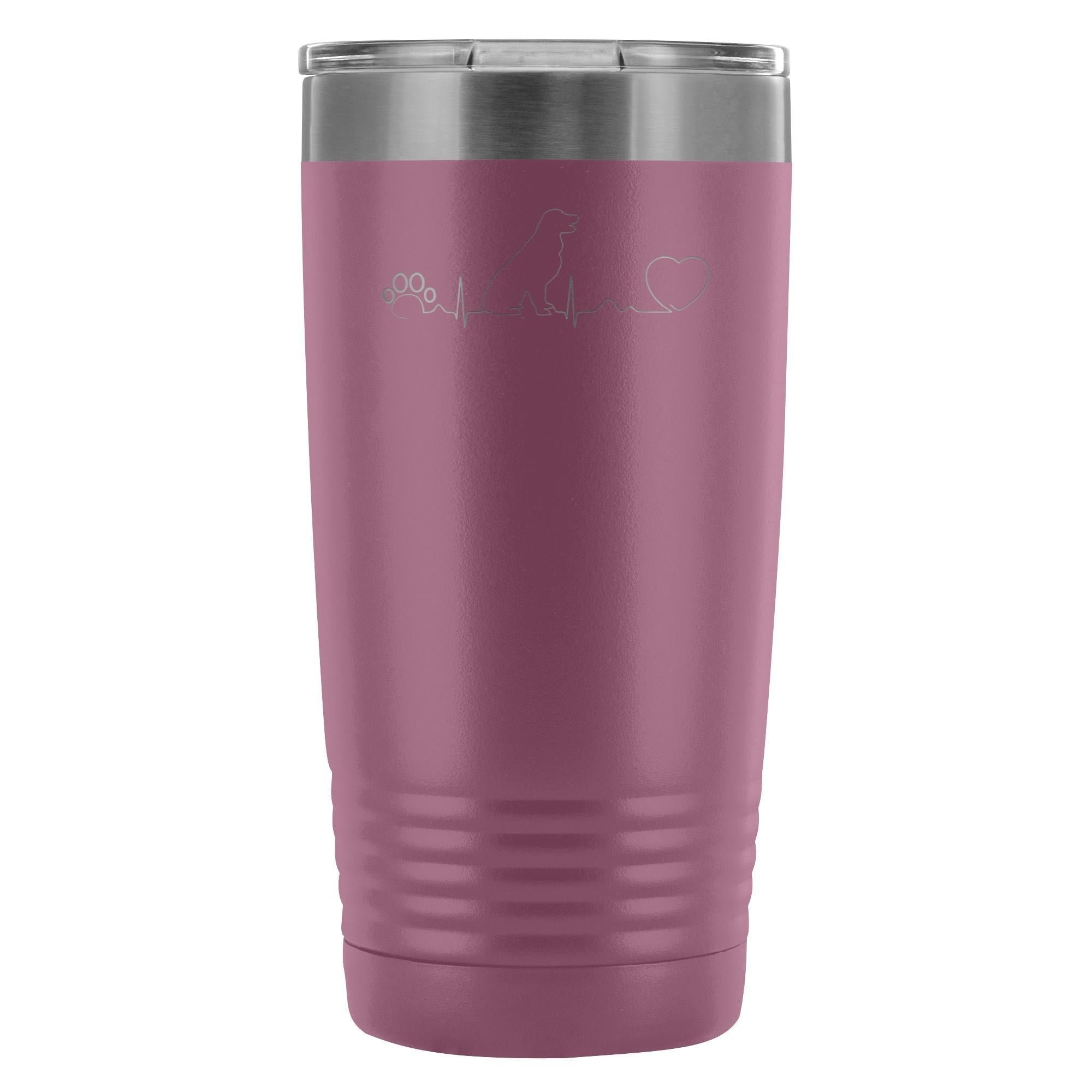 Dog heartbeat 20oz Vacuum Tumbler