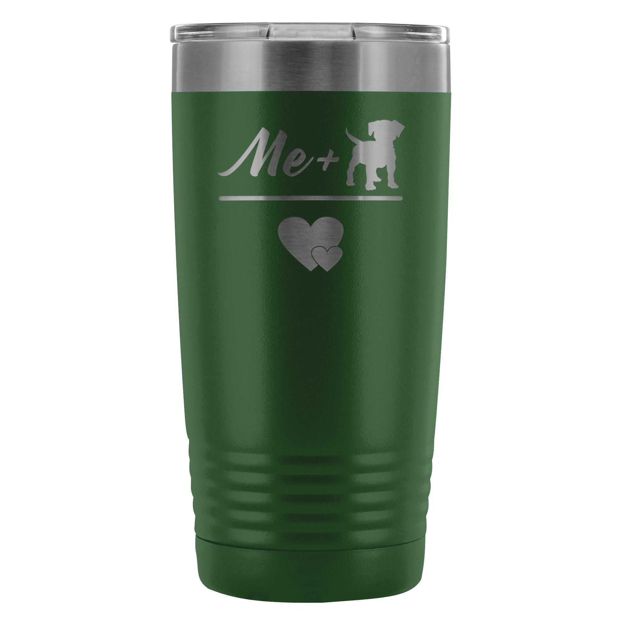 Me + Dogs = Love 20oz Vacuum Tumbler