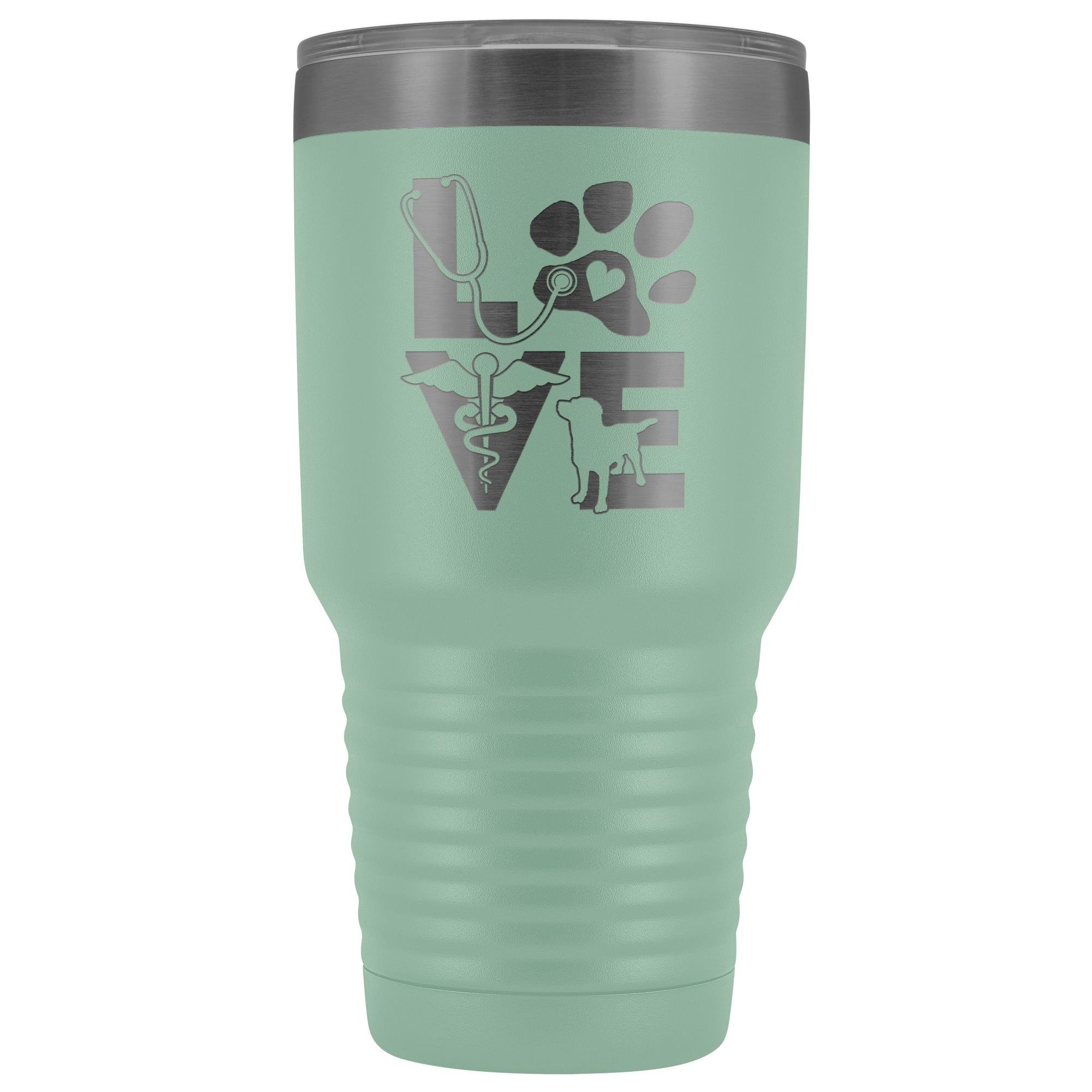 Veterinary Love dog 30oz Vacuum Tumbler
