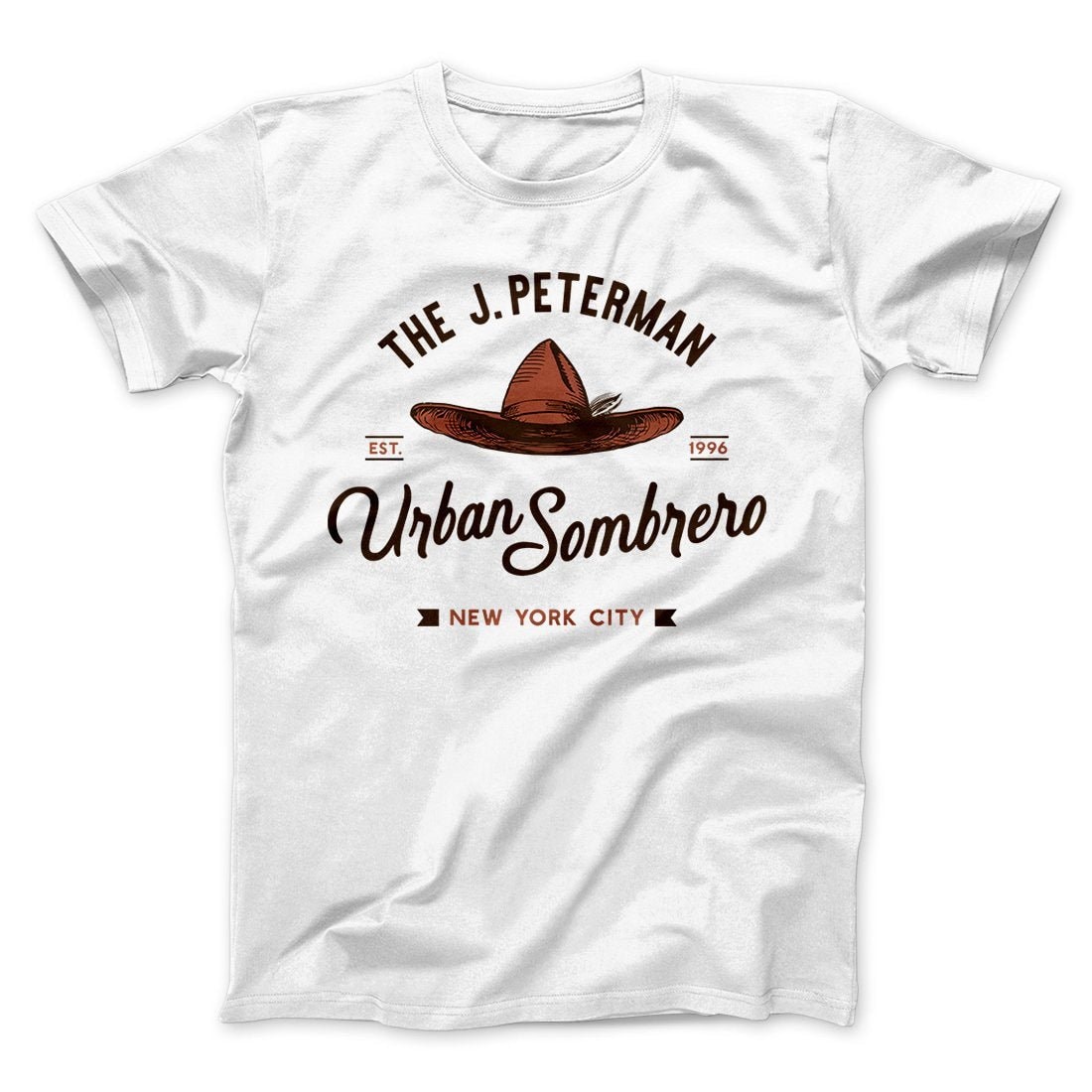 J. Peterman Urban Sombrero Unisex T-Shirt - Soft Cotton Crew Neck Modern Fit