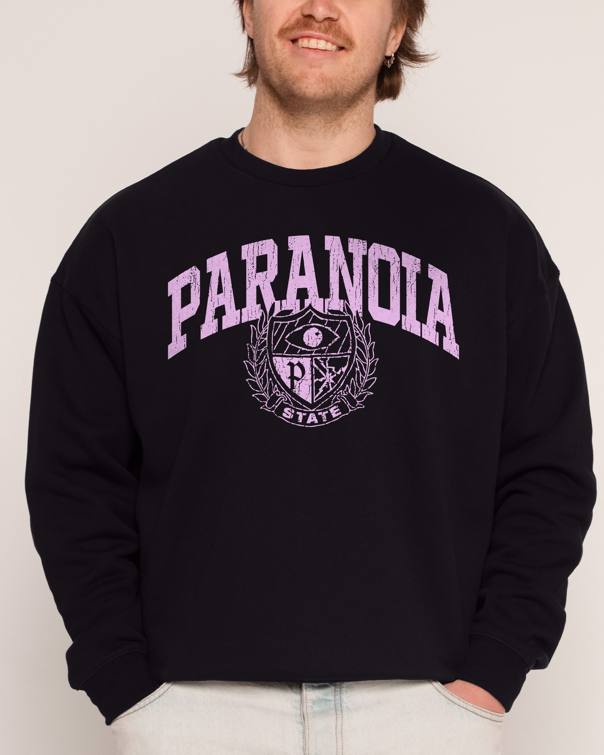 Paranoia State Unisex Sweatshirt - Premium 340gsm Cotton Poly Blend Graphic Print