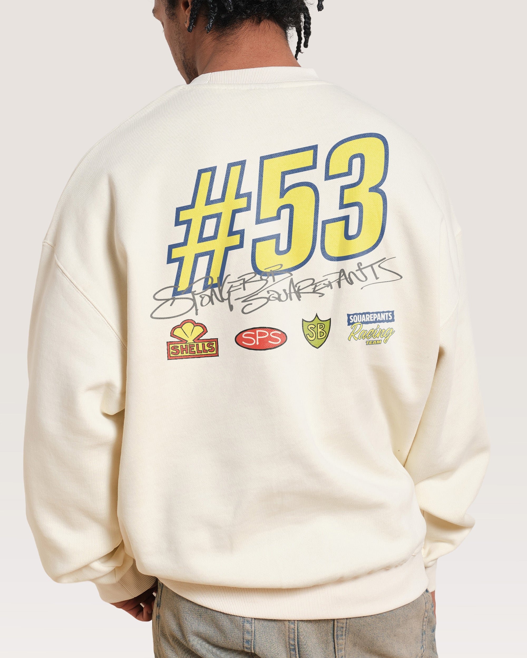 Spongebob Racing Unisex Sweatshirt - Premium 340gsm Cotton Poly Blend