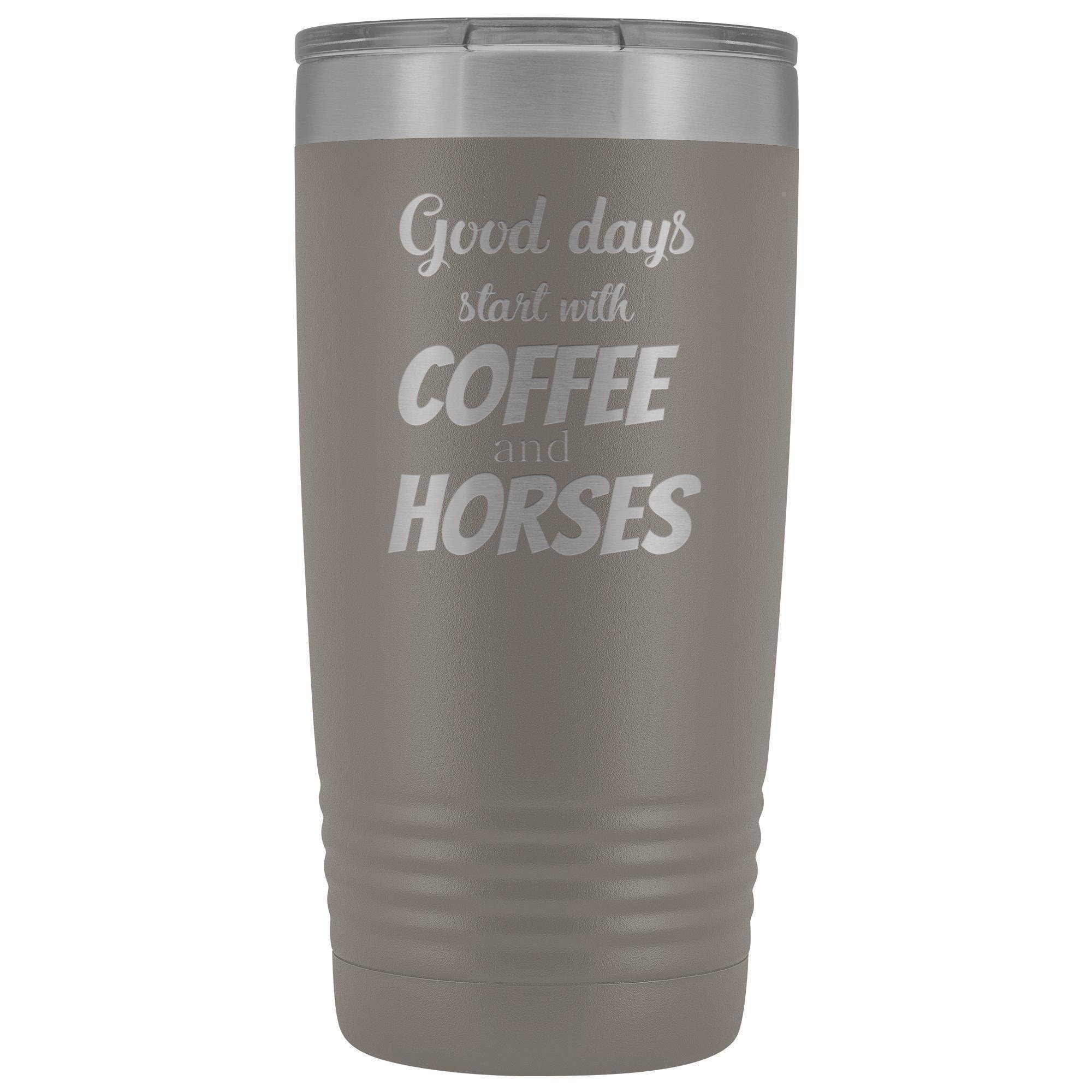 Coffee and horses 20oz Vacuum Tumbler
