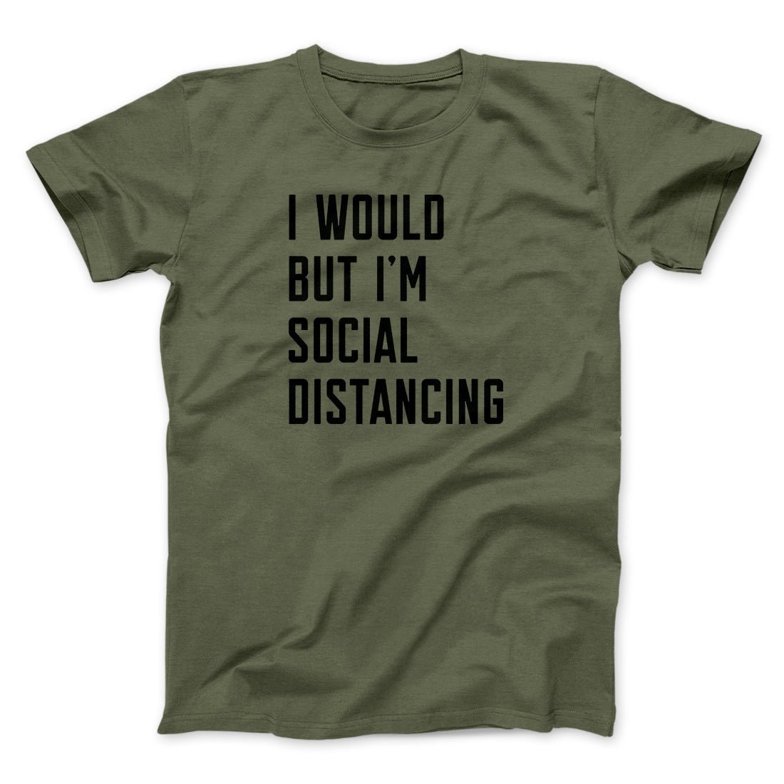 Social Distancing T-Shirt Unisex Funny Graphic Tee 100% Cotton Crew Neck