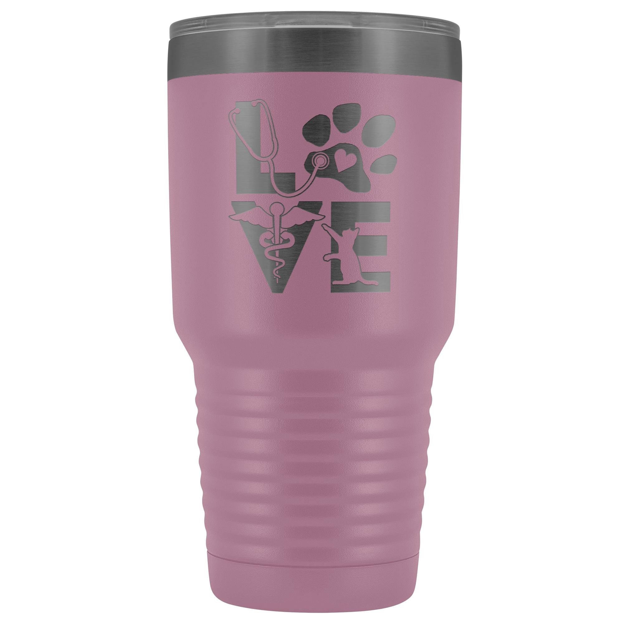 Veterinary Love cat 30oz Vacuum Tumbler