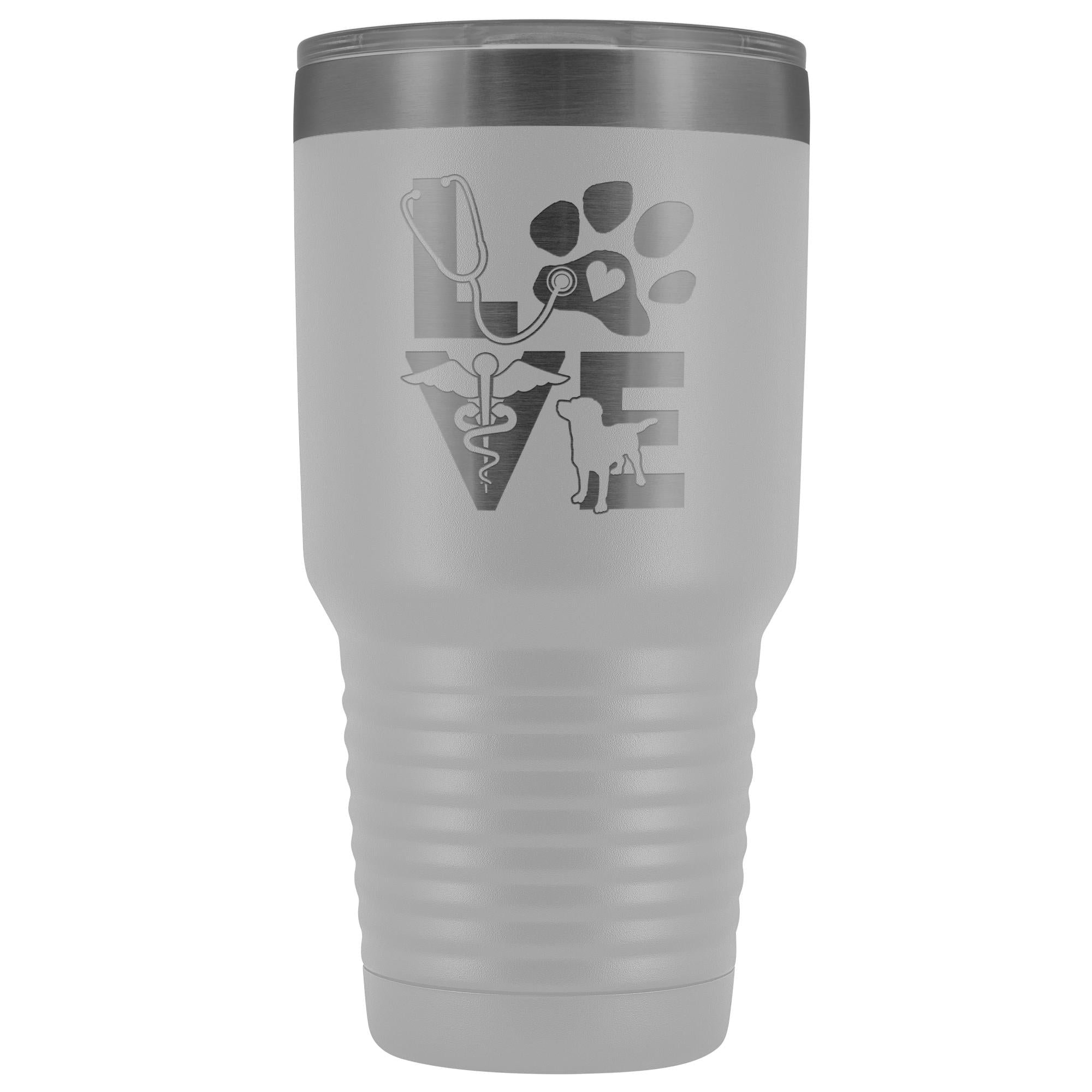 Veterinary Love dog 30oz Vacuum Tumbler
