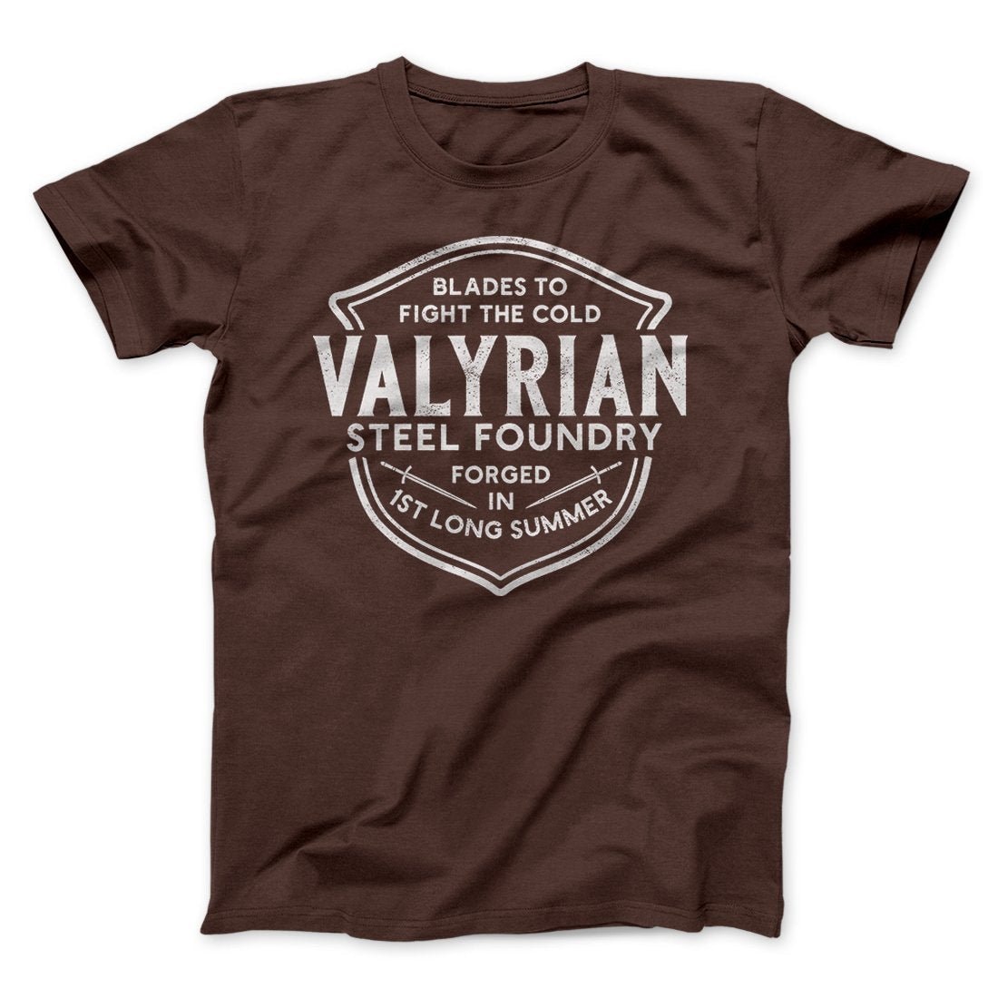 Valyrian Steel Foundry Men Unisex T-Shirt - Soft Combed Cotton Crew Neck Tee