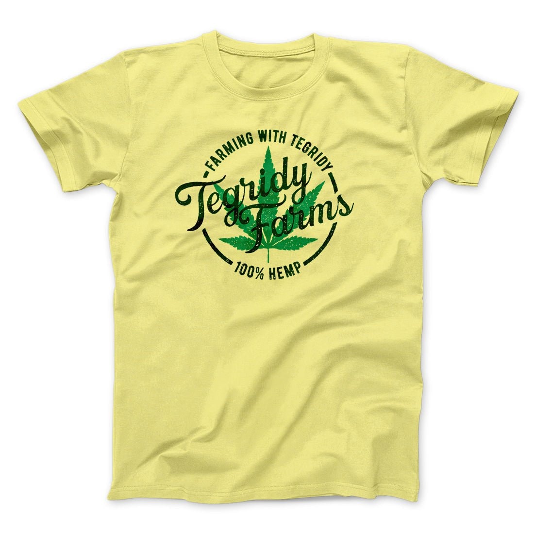 Tegridy Farms Men/Unisex T-Shirt - Soft Combed Cotton Crew Neck Tee