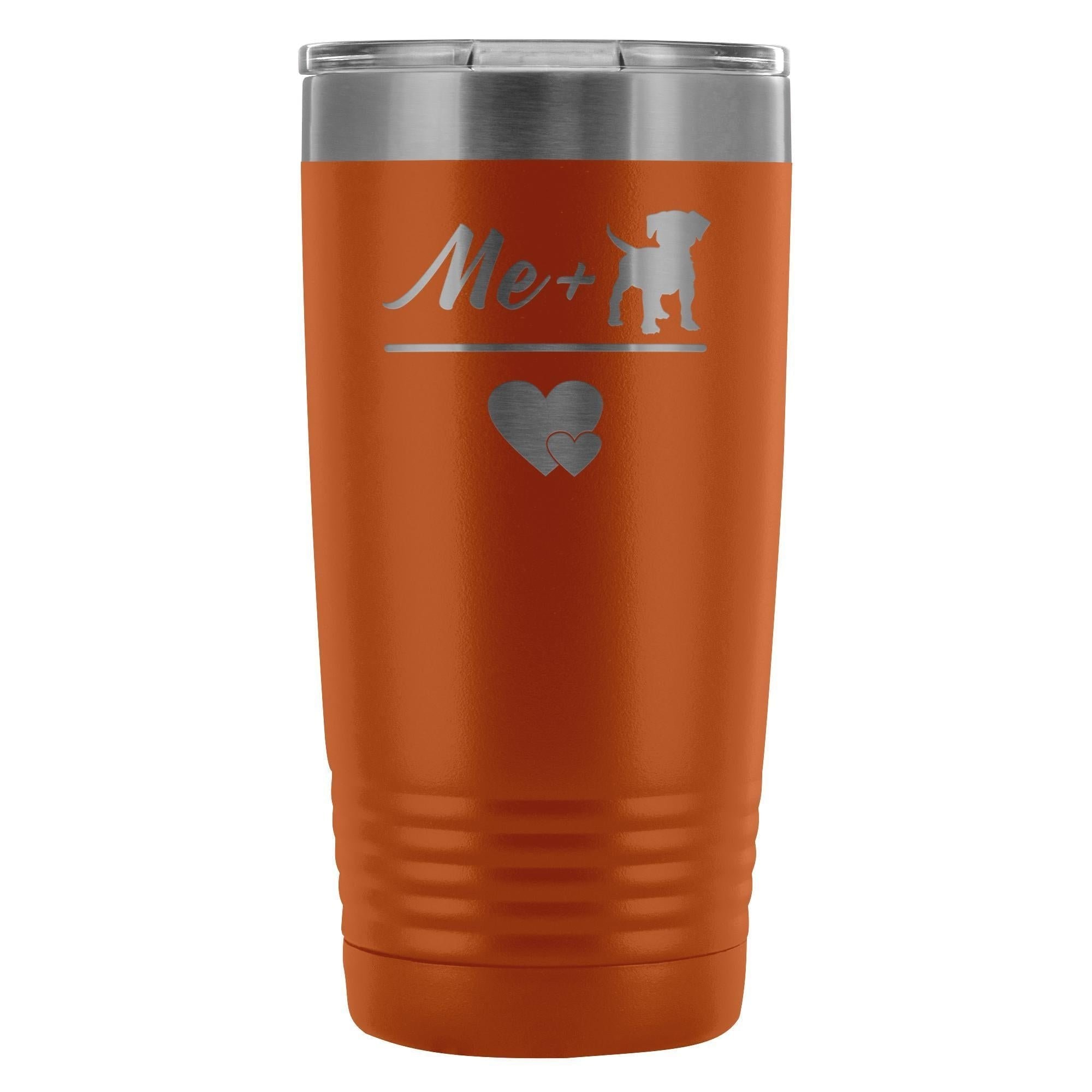 Me + Dogs = Love 20oz Vacuum Tumbler