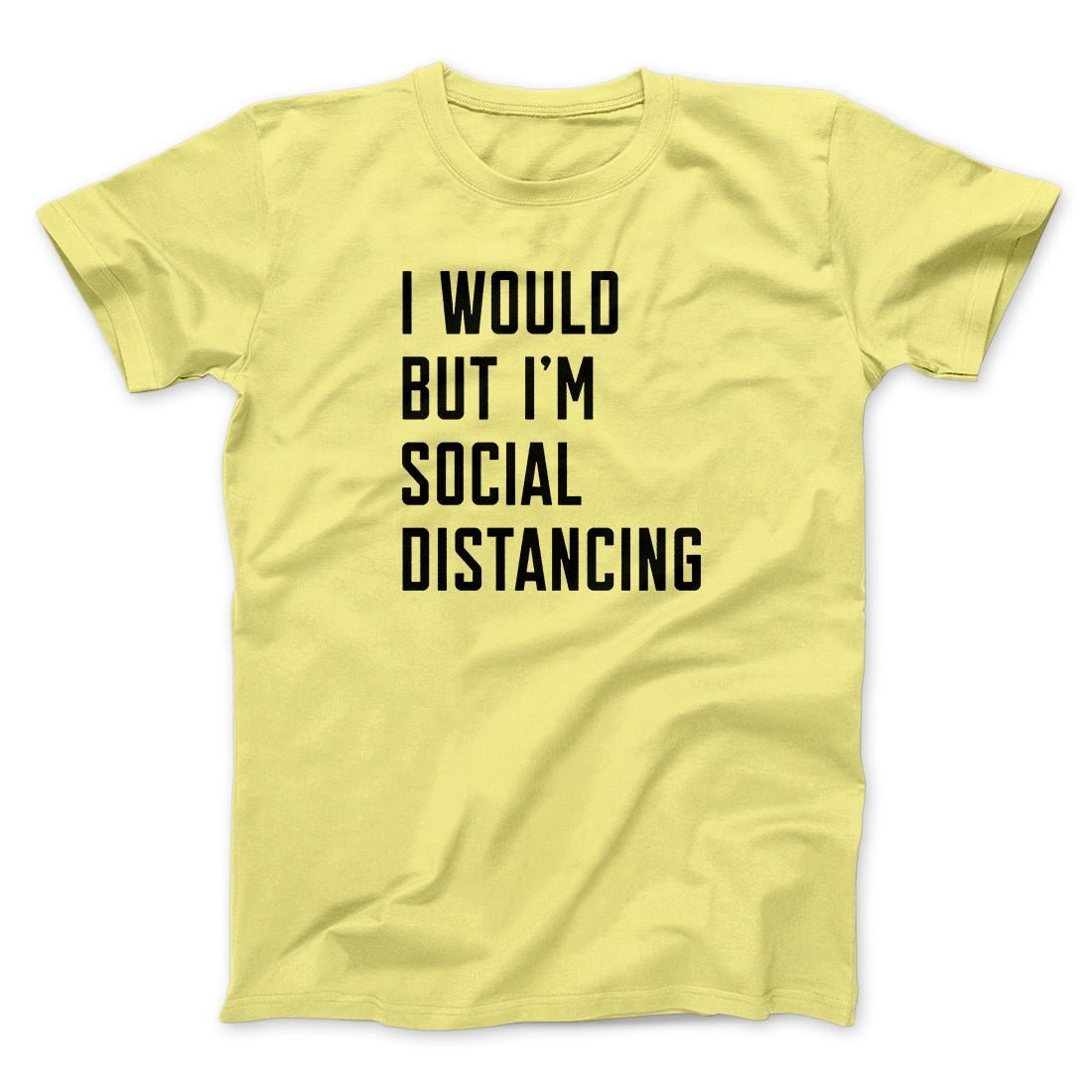 Social Distancing T-Shirt Unisex Funny Graphic Tee 100% Cotton Crew Neck