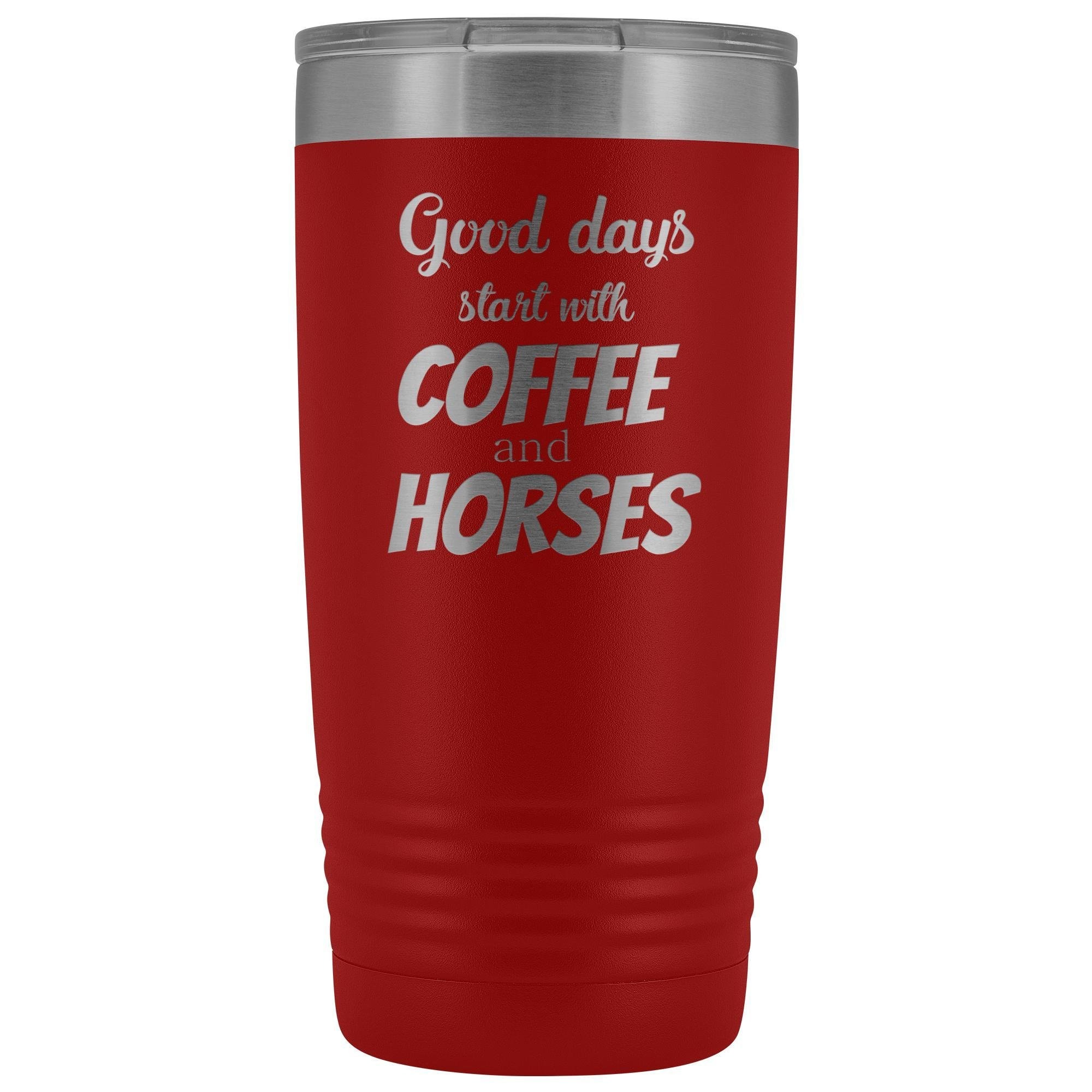 Coffee and horses 20oz Vacuum Tumbler