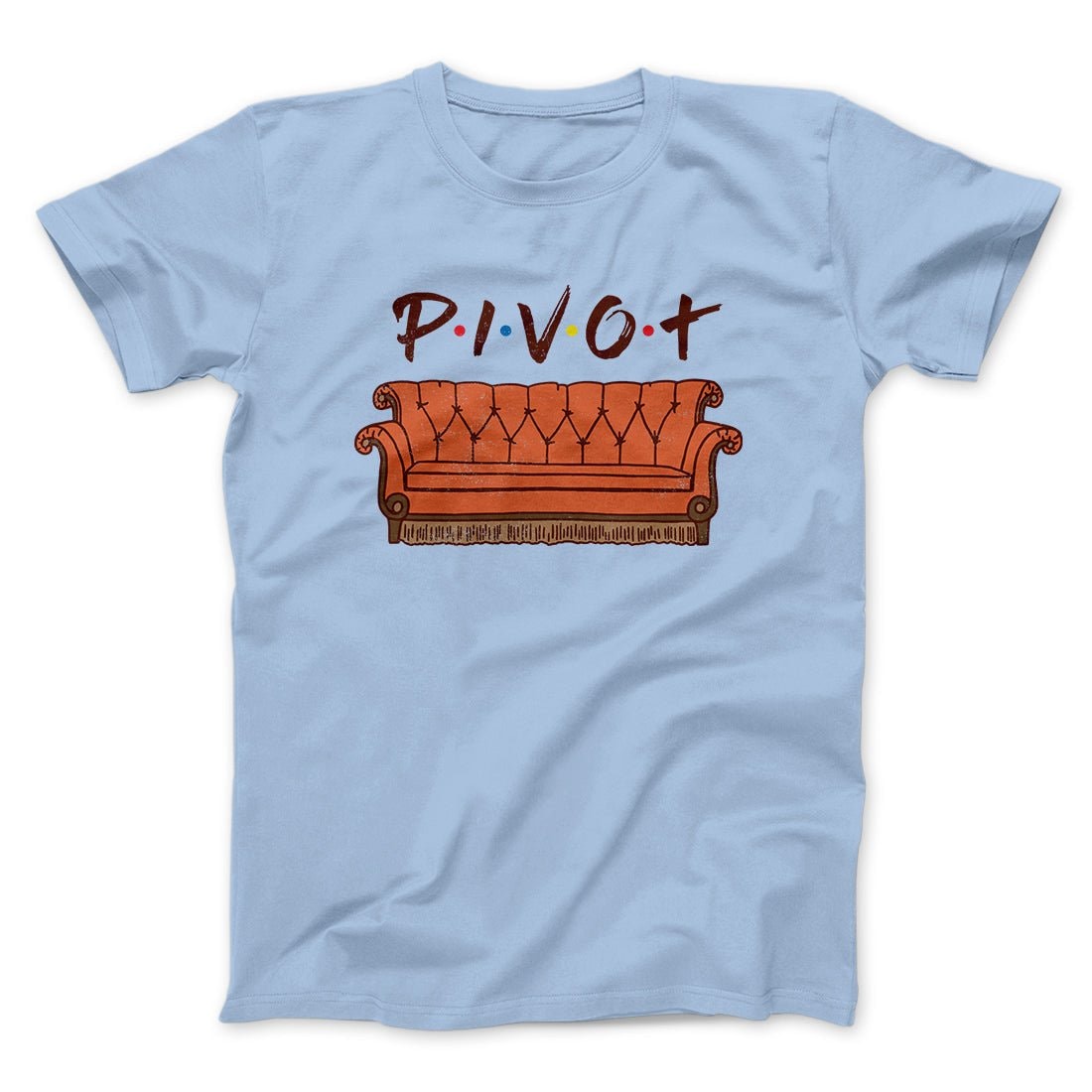 Pivot Men Unisex T-Shirt - Soft Combed Ringspun Cotton Crew Neck Tee