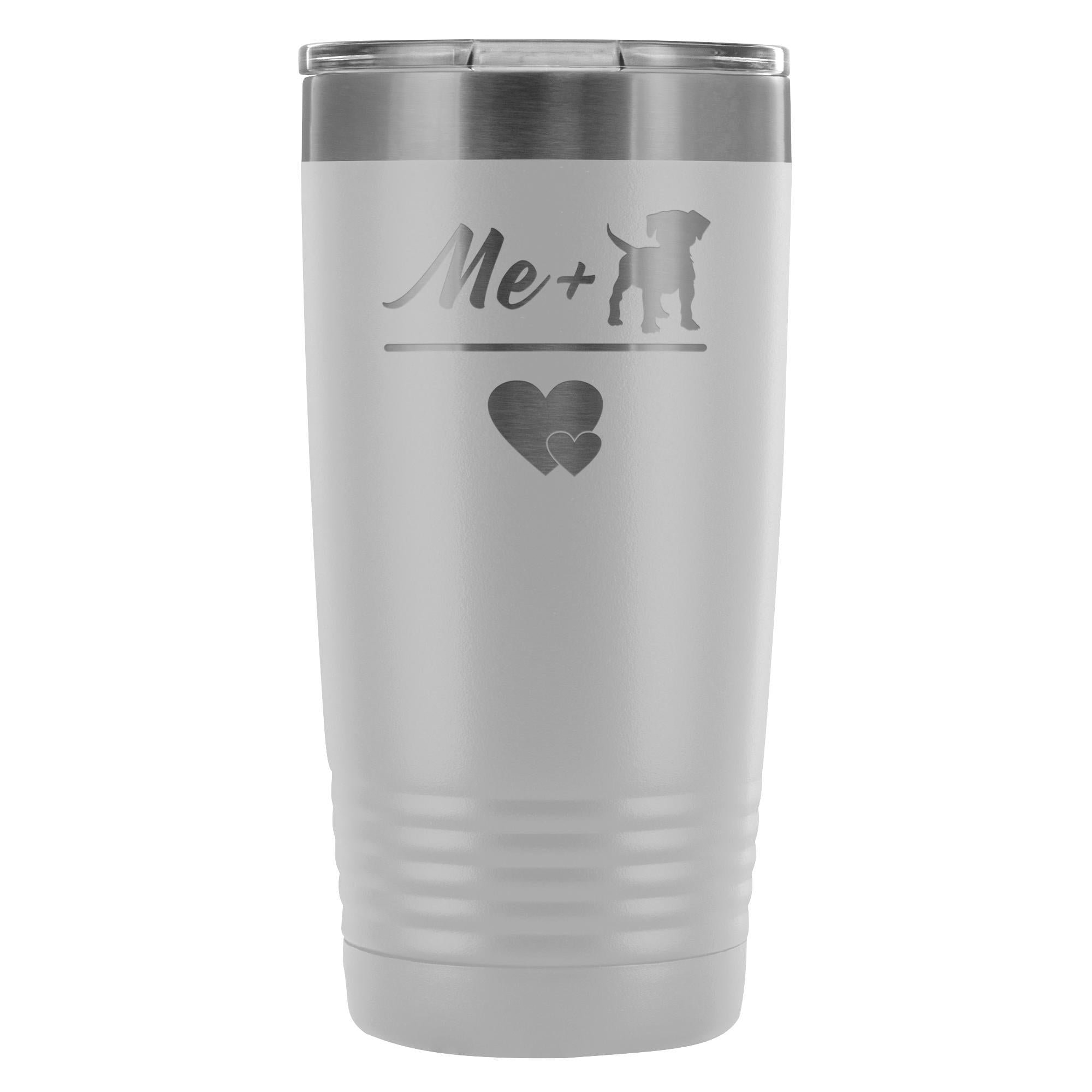 Me + Dogs = Love 20oz Vacuum Tumbler