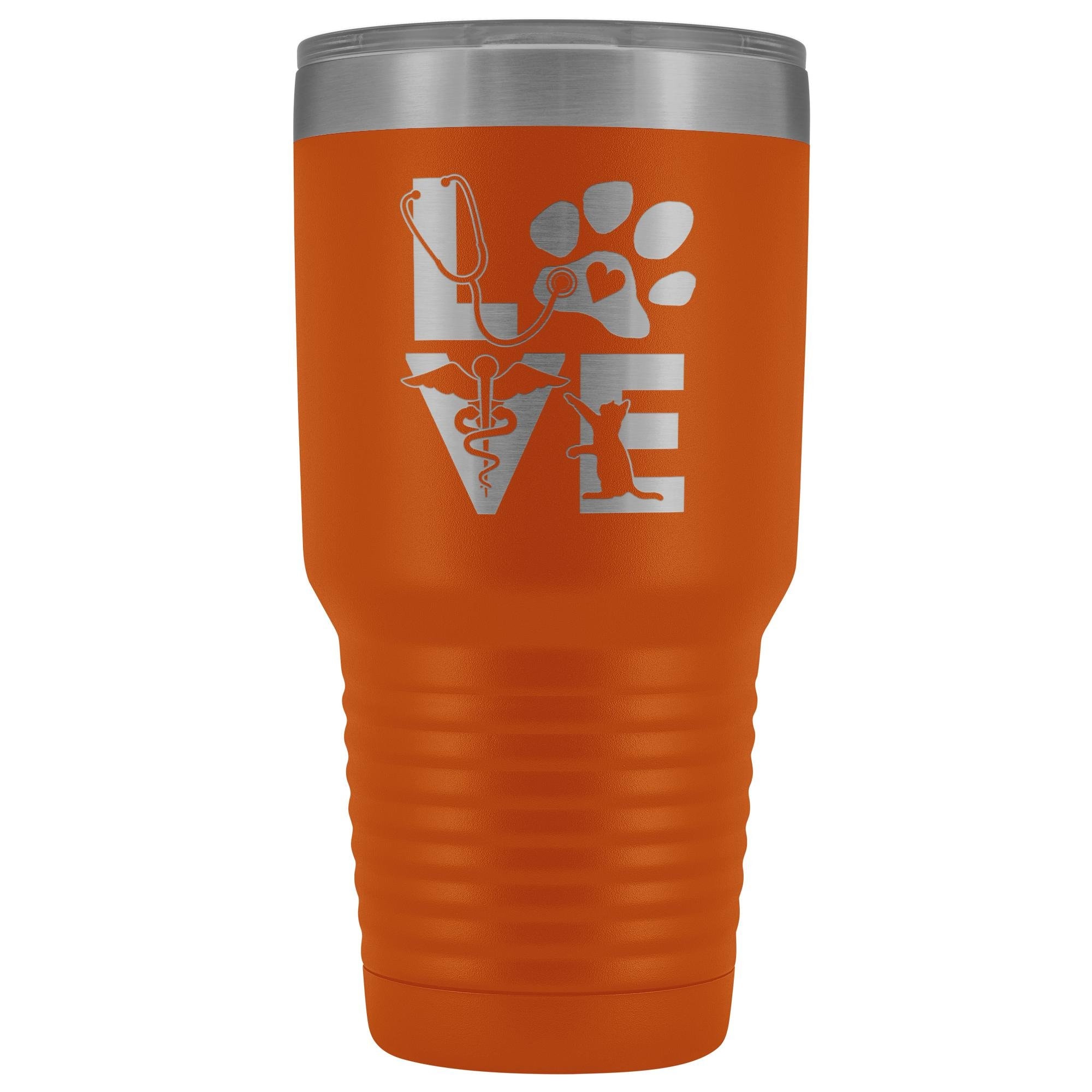 Veterinary Love cat 30oz Vacuum Tumbler