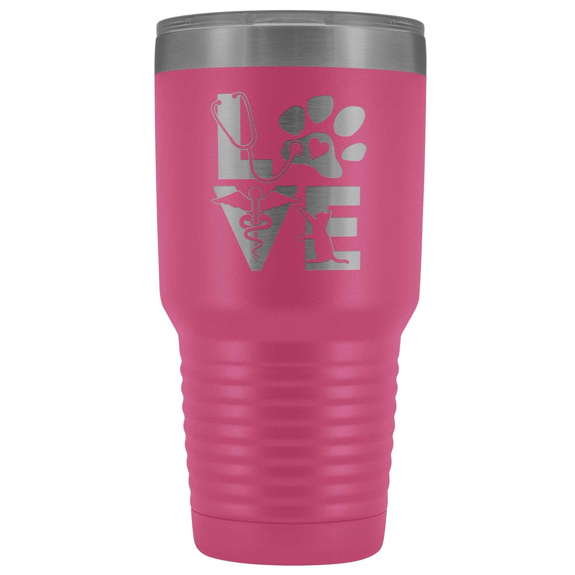Veterinary Love cat 30oz Vacuum Tumbler