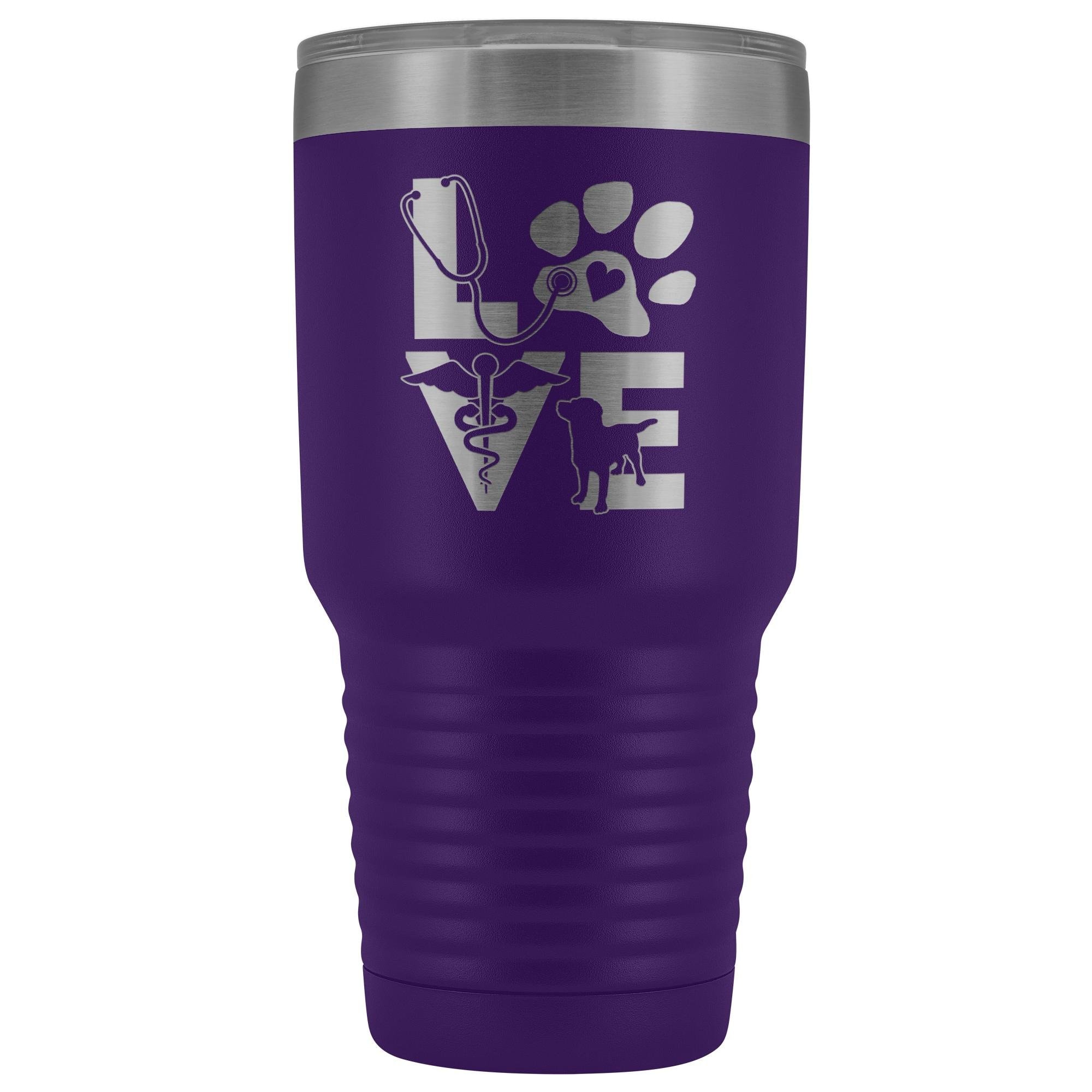 Veterinary Love dog 30oz Vacuum Tumbler
