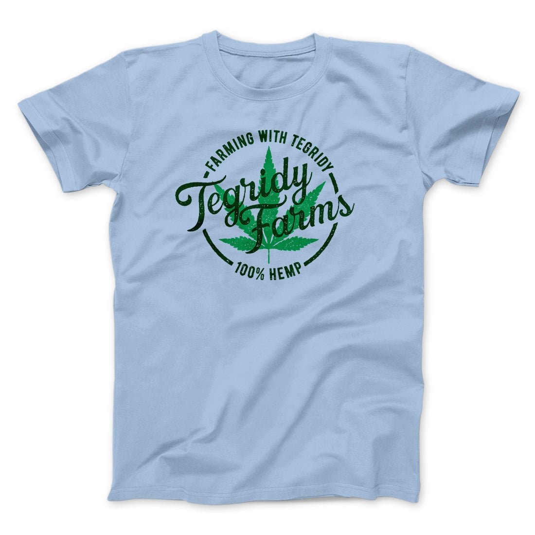 Tegridy Farms Men/Unisex T-Shirt - Soft Combed Cotton Crew Neck Tee