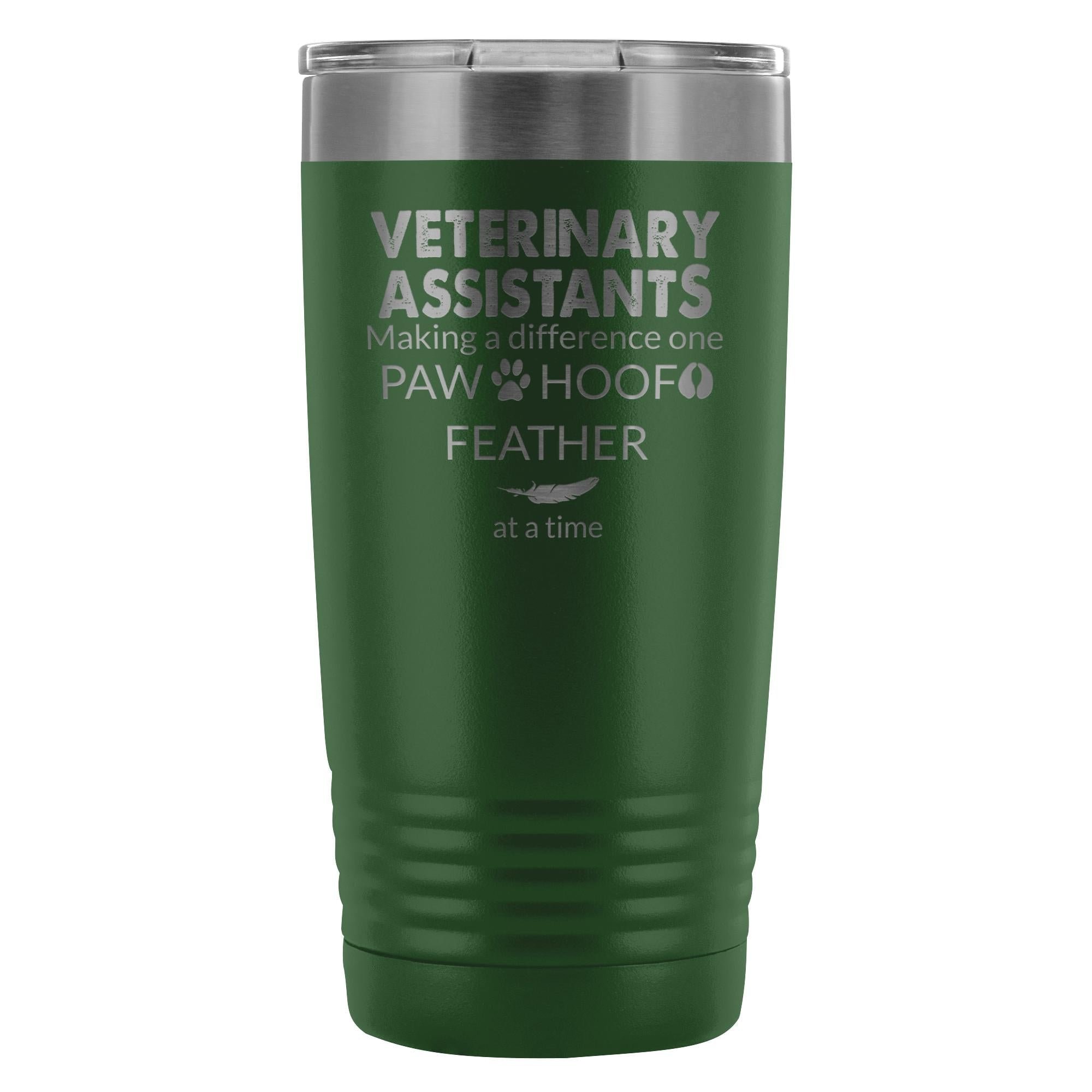 Vet Assistant- Making a Difference 20oz Vacuum Tumbler
