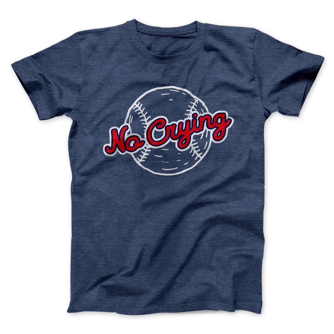 There's No Crying in Baseball Unisex T-Shirt - Soft Cotton Crew Neck Tee