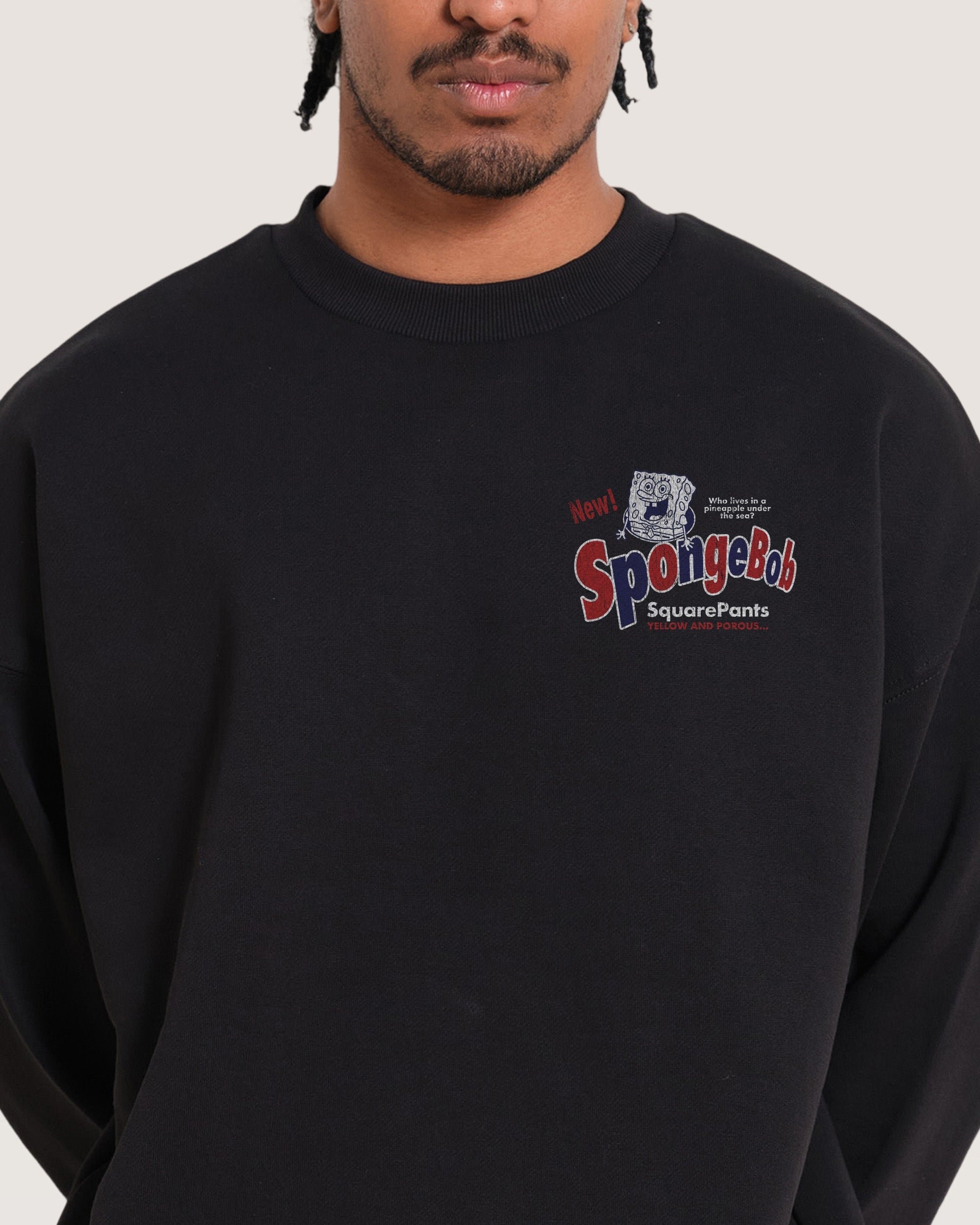 SpongeBob Bob Unisex Sweatshirt - Premium 340gsm Cotton Poly Blend Graphic Print