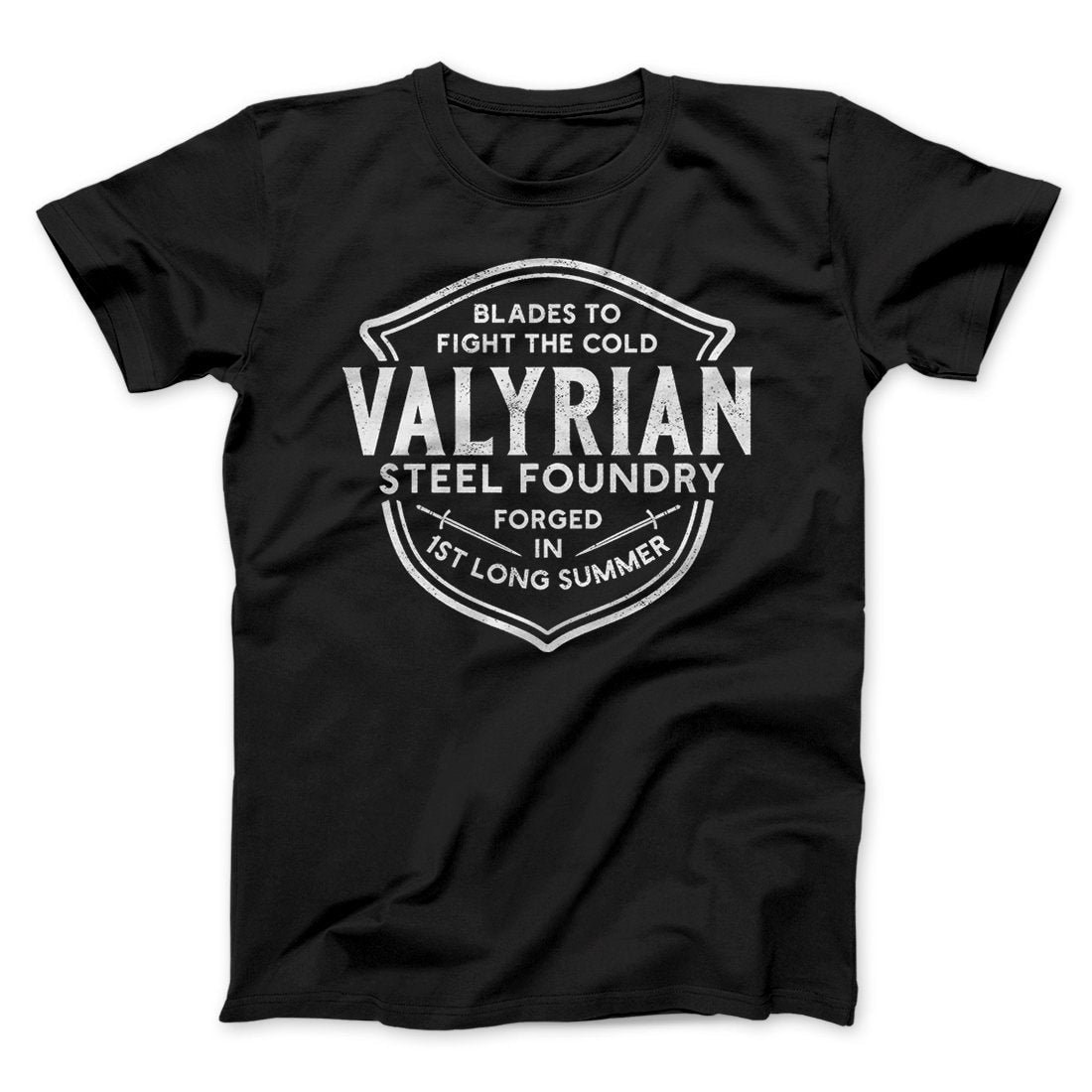 Valyrian Steel Foundry Men Unisex T-Shirt - Soft Combed Cotton Crew Neck Tee