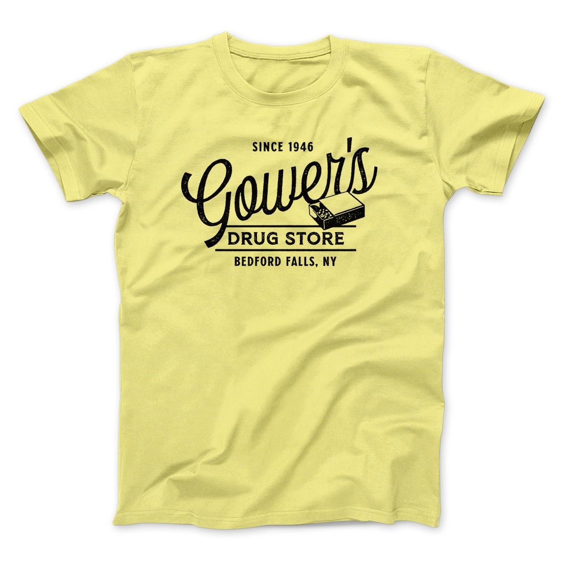 Gower's Drug Store Funny Movie Quote Unisex T-Shirt - Soft Cotton Crew Neck Tee
